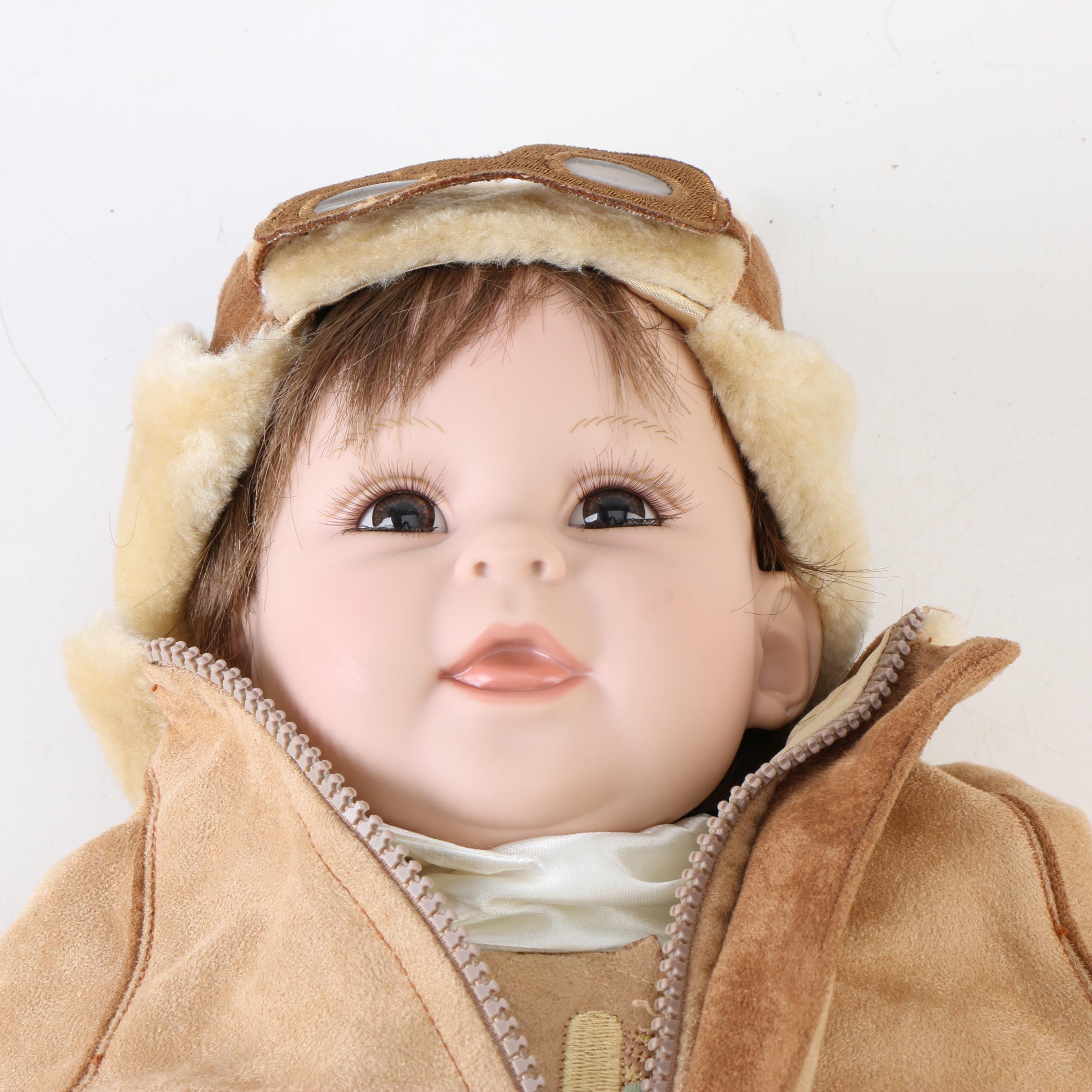 Ashton Drake "Joey, Born to Ride" Baby Doll by Tinneke