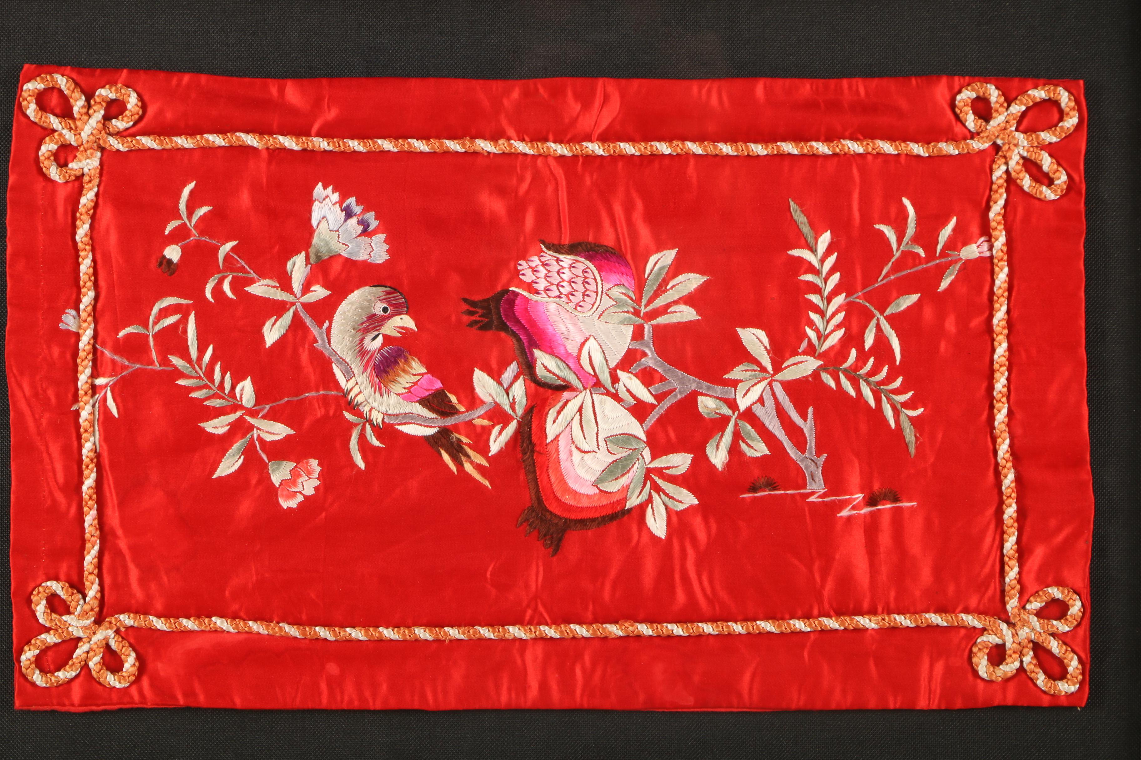 Chinese Silk Embroideries of Birds and Flowers