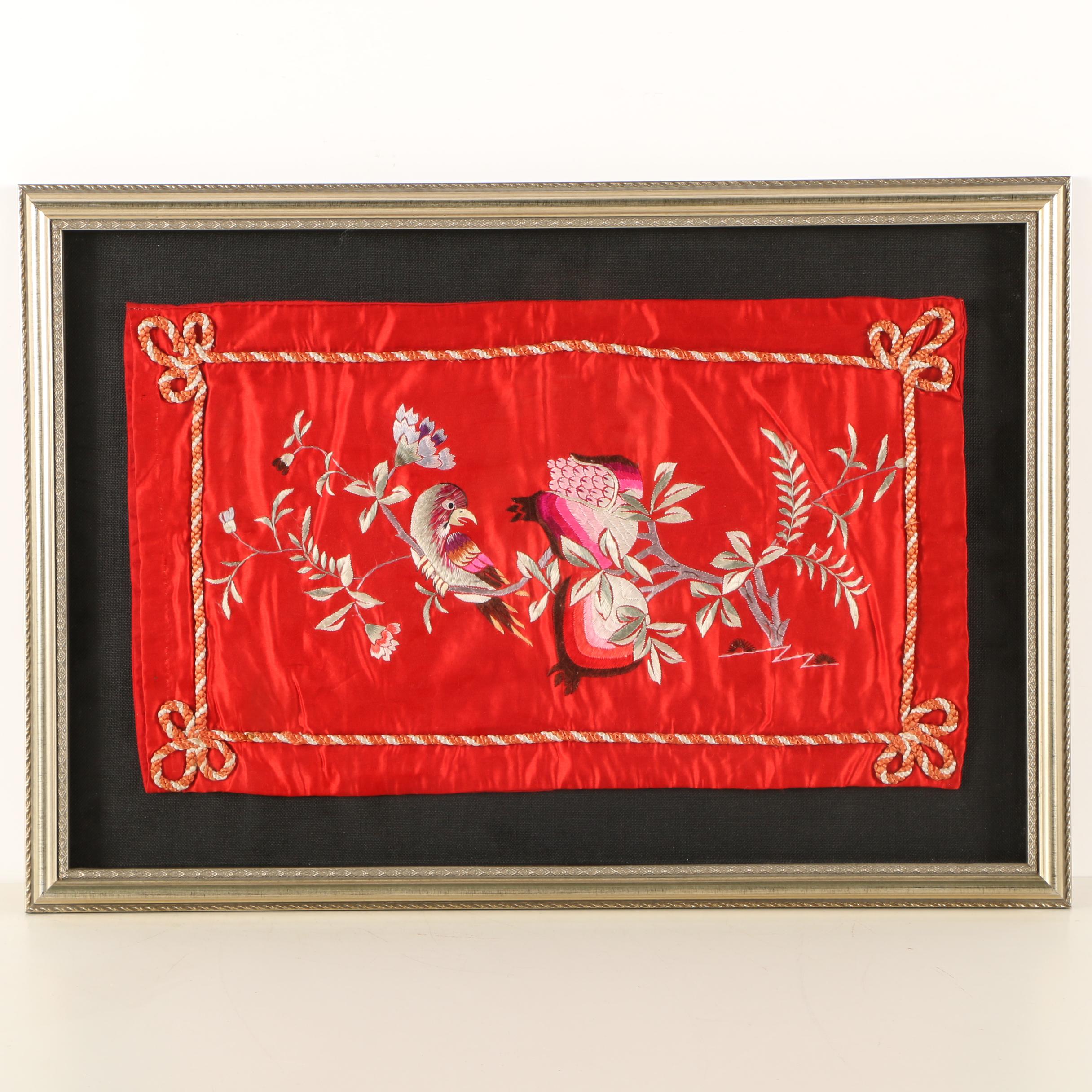 Chinese Silk Embroideries of Birds and Flowers