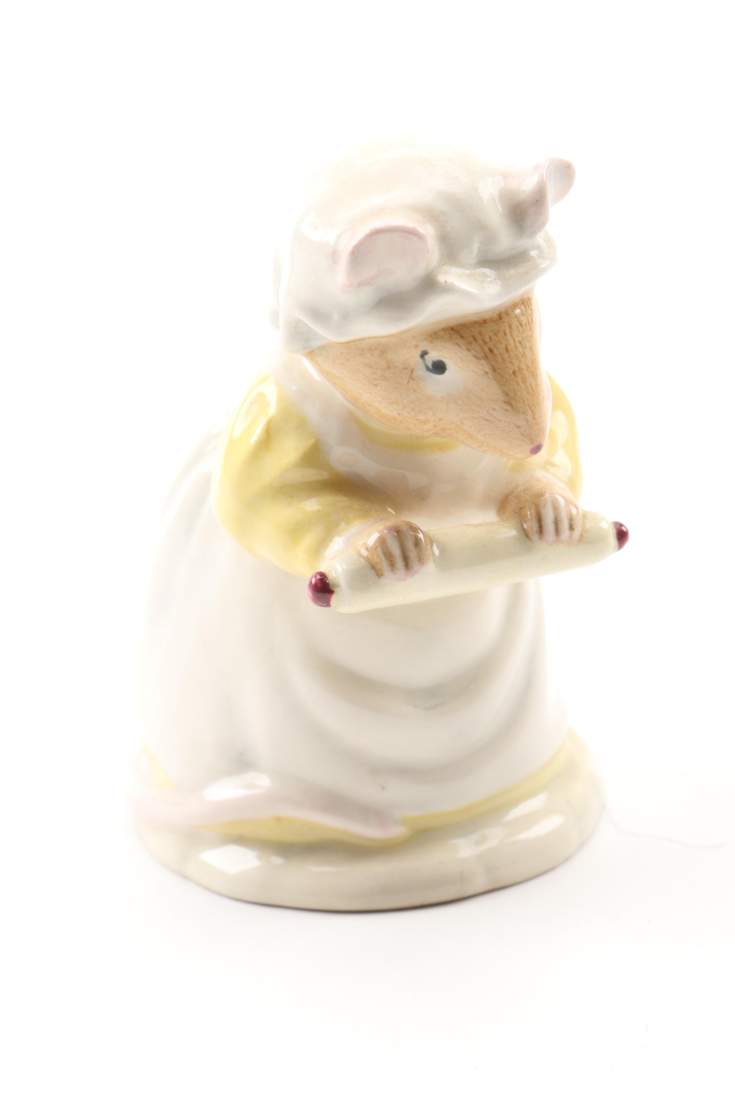 Royal Doulton Beatrix Potter Figurines, Including Mrs. Crustybread and Conker