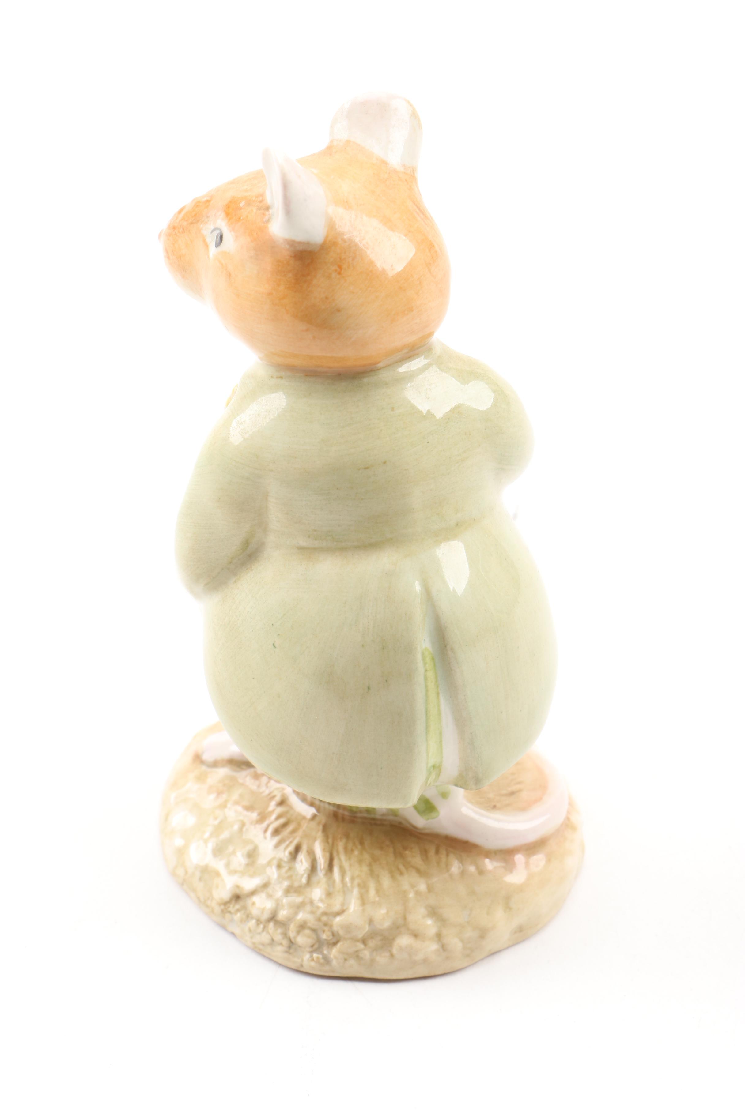 Royal Doulton Beatrix Potter Figurines, Including Mrs. Crustybread and Conker