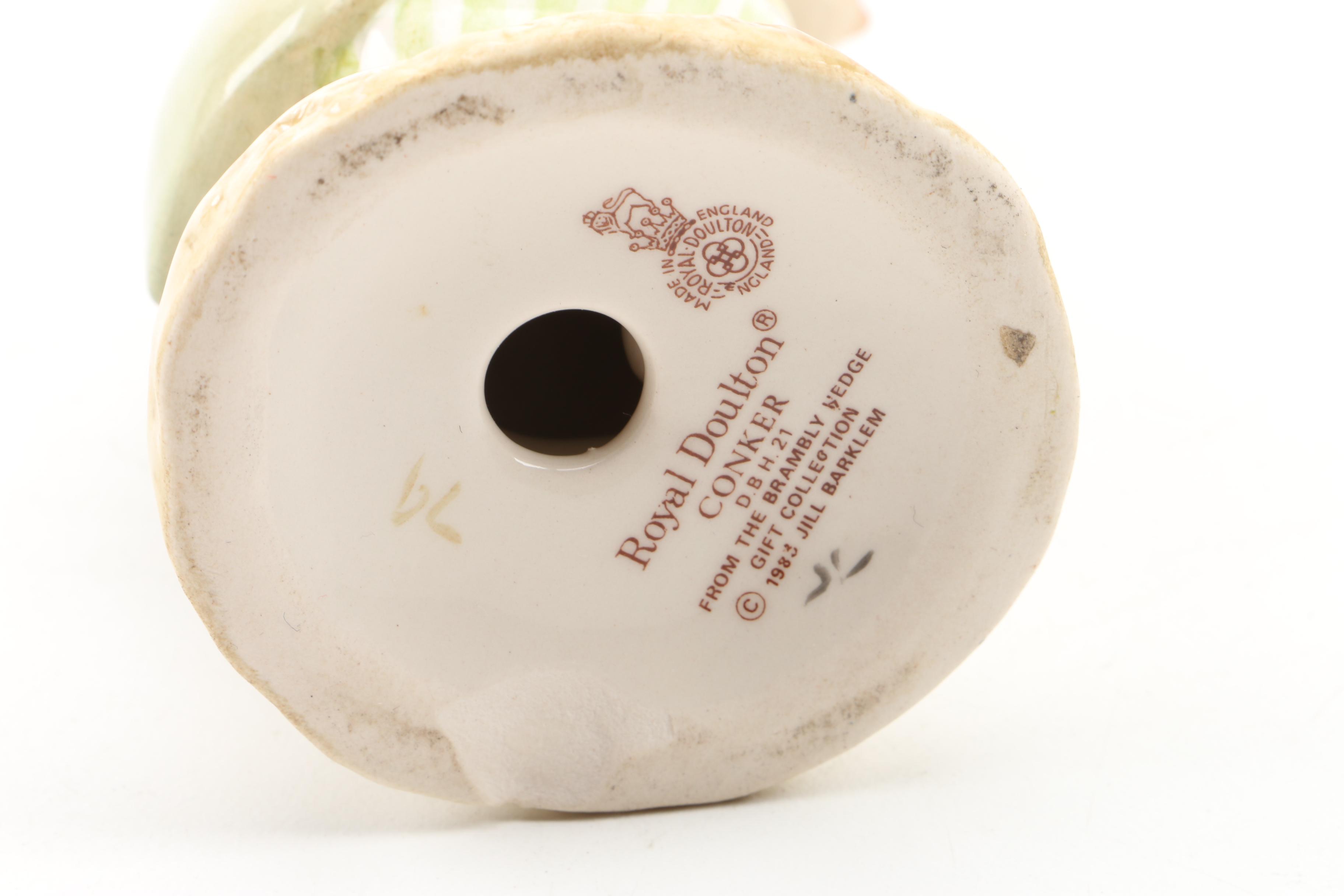 Royal Doulton Beatrix Potter Figurines, Including Mrs. Crustybread and Conker