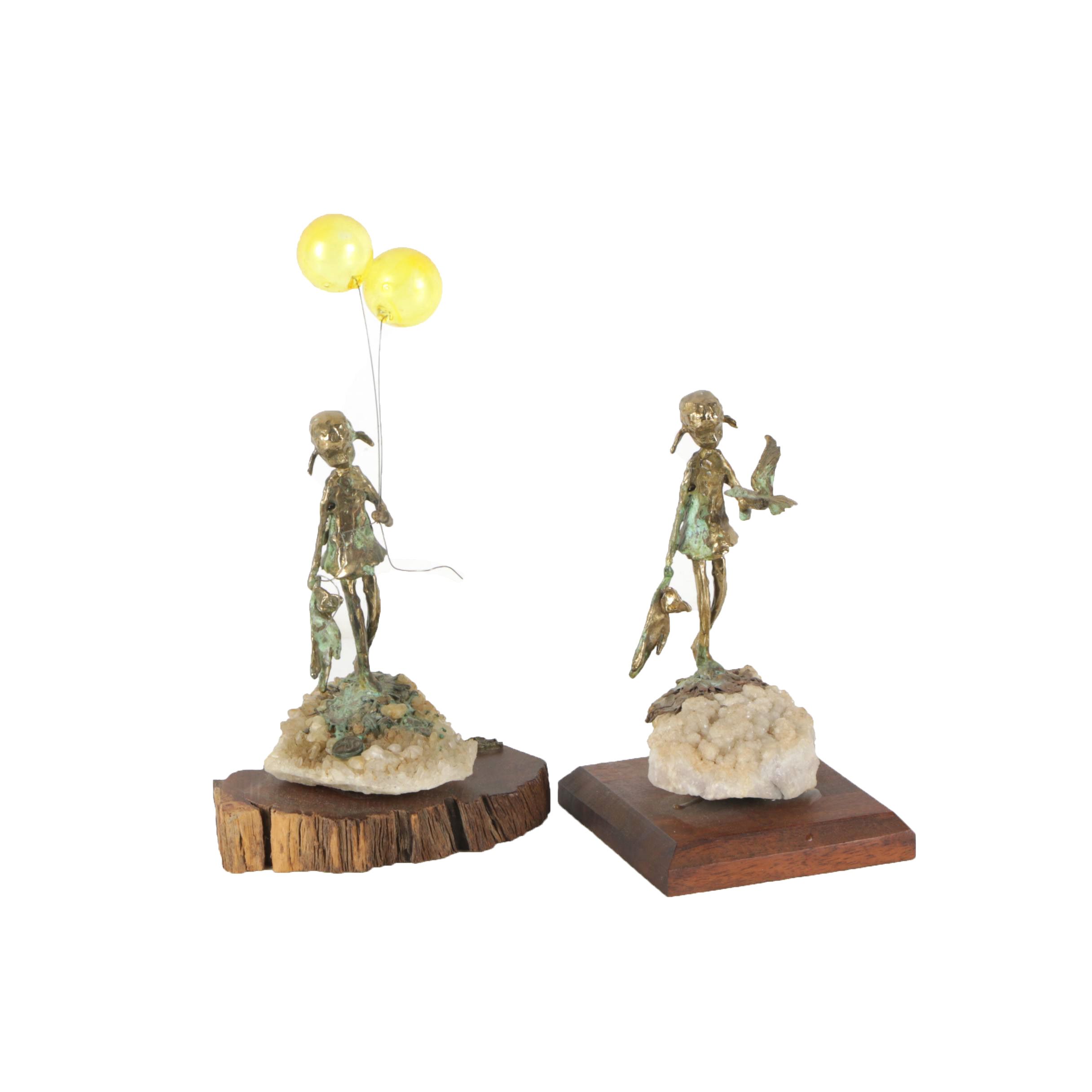 Gerry Richman Sculptures Featuring "Jennifer with Balloons"