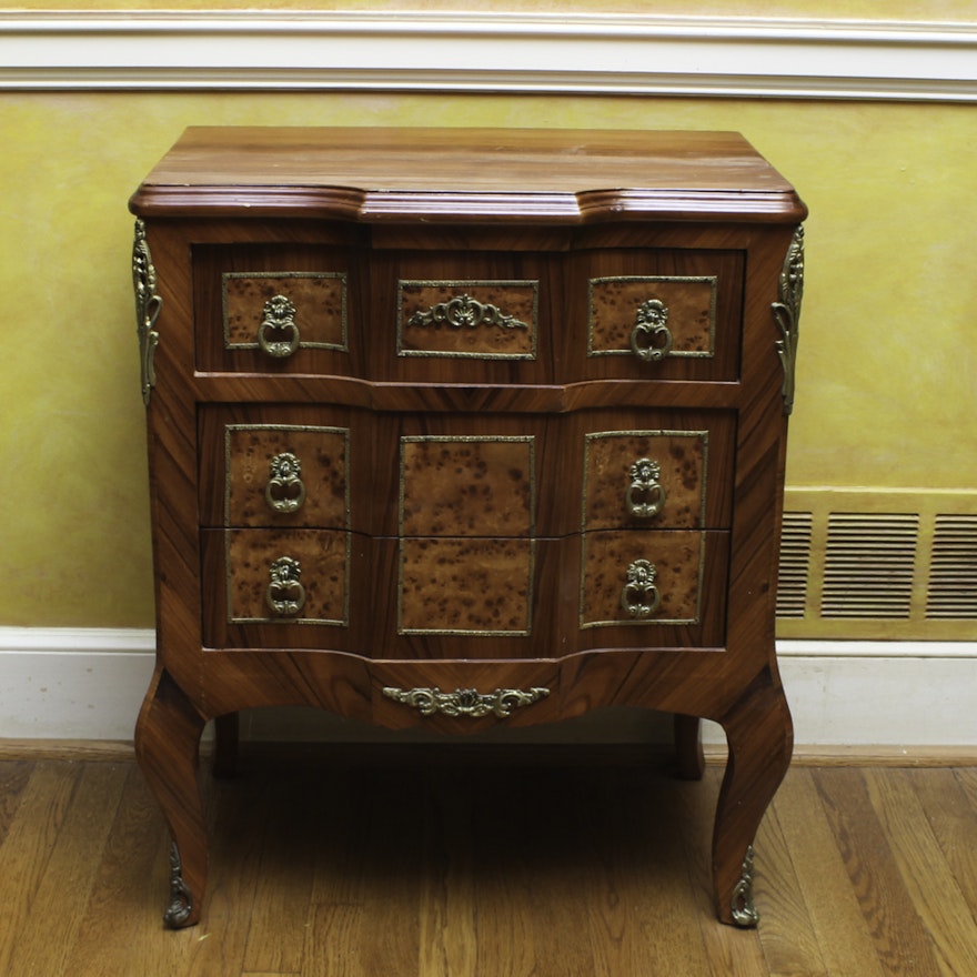 Vintage Louis XV Style Petite Commode