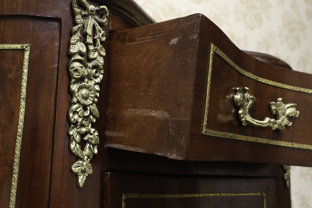 Louis XV Style Kidney Shaped Tall Commode