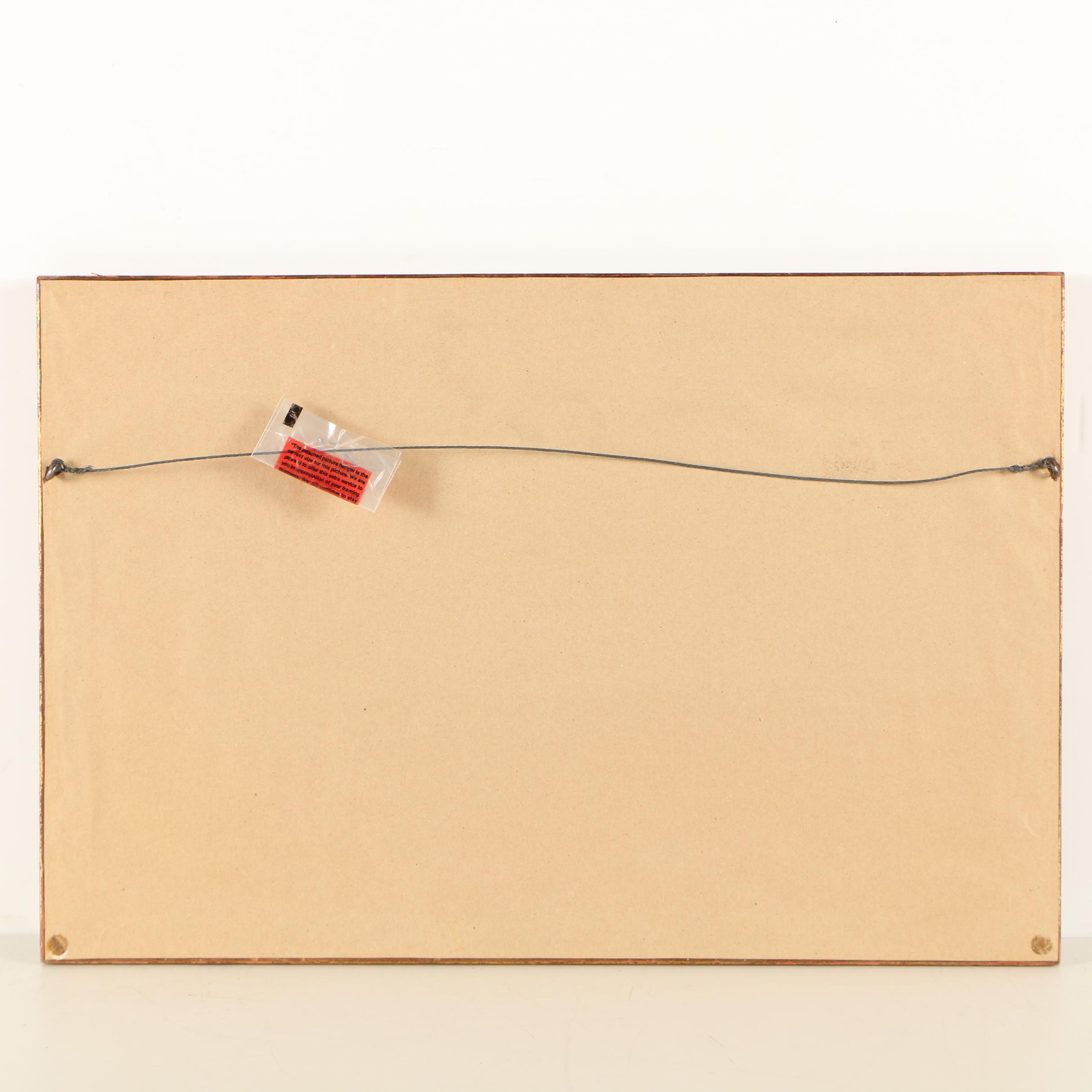 Pastel Drawing of Quaint Country Landscape