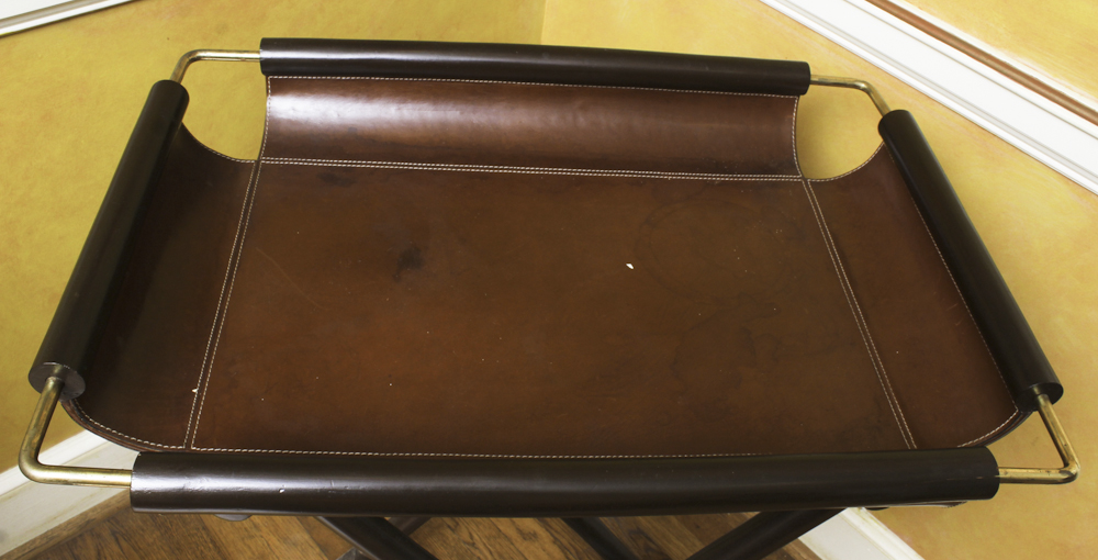 Leather Tray with Stand by Stetson