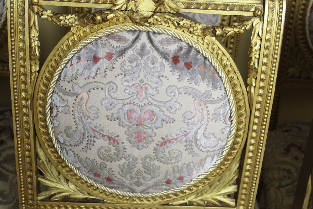 Set of Antique Louis XVI Style Giltwood Chairs