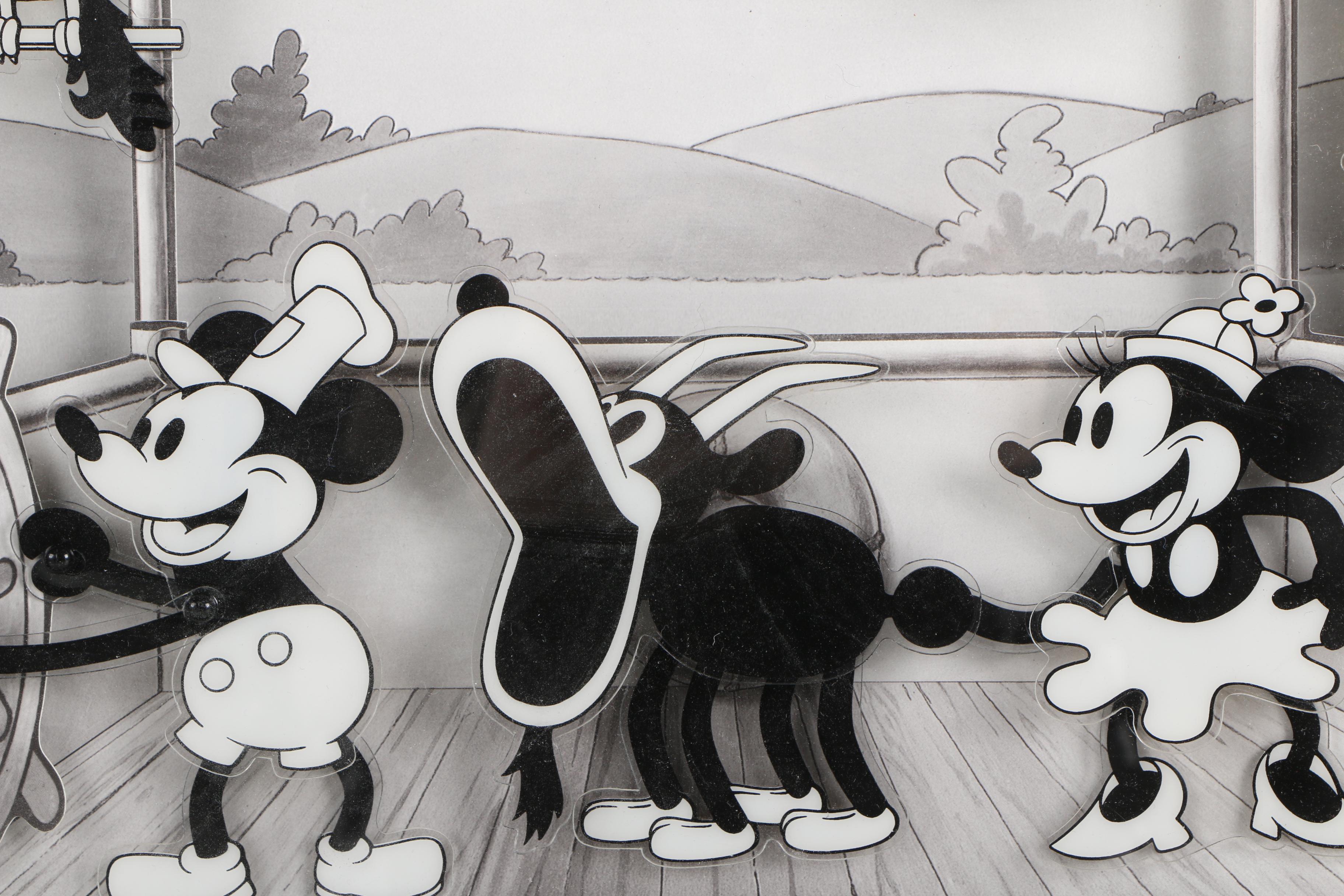 Animated Animations Moving Sericel "Steamboat Willie 1928"