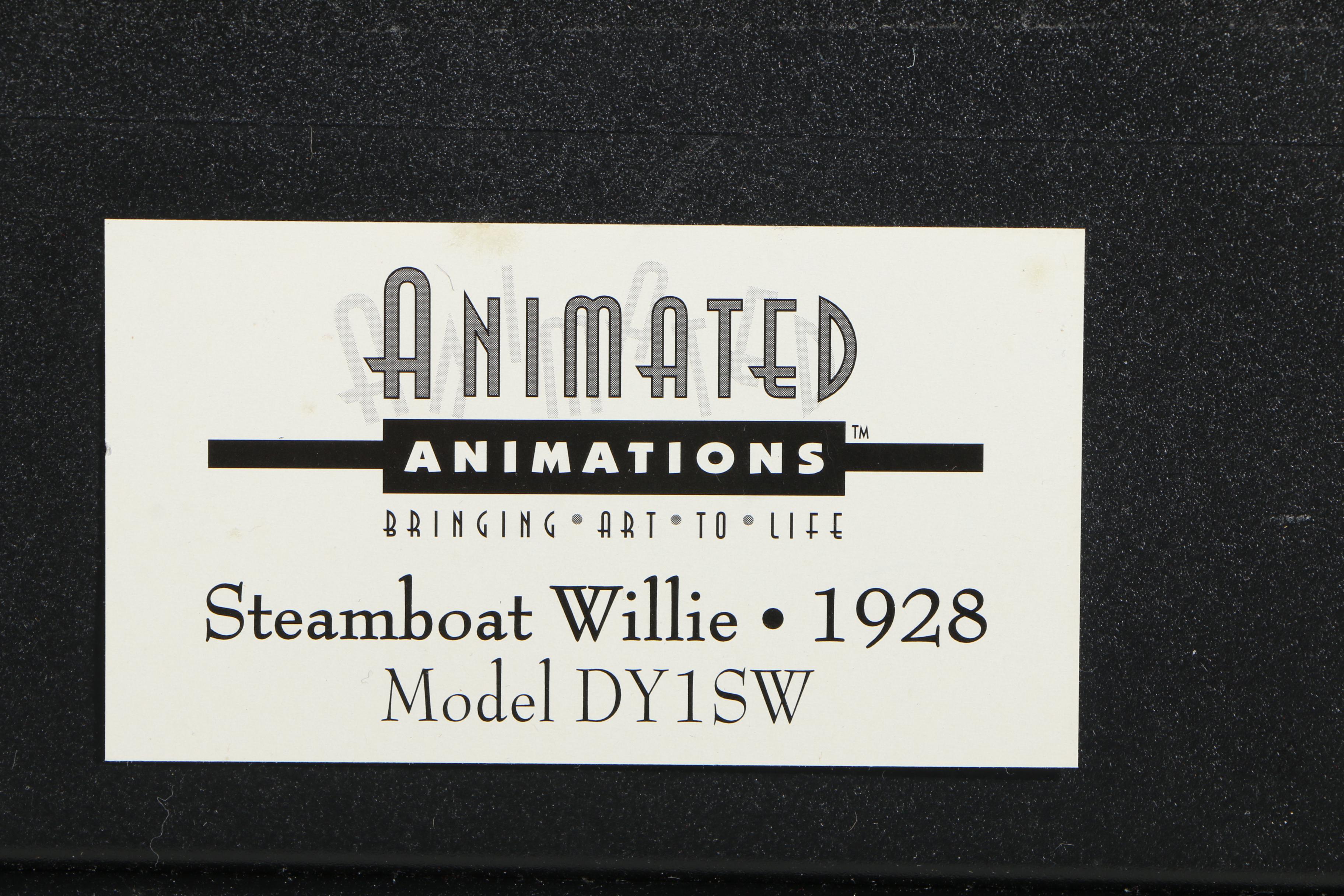 Animated Animations Moving Sericel "Steamboat Willie 1928"