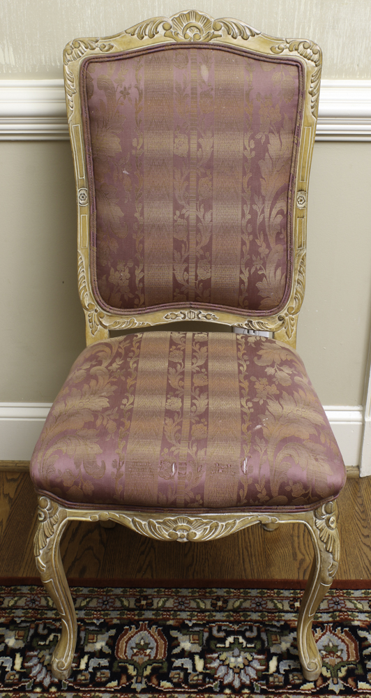 Set of Louis XV Style Upholstered Chairs