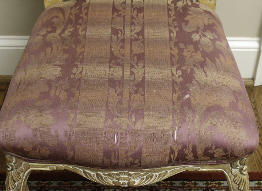 Set of Louis XV Style Upholstered Chairs