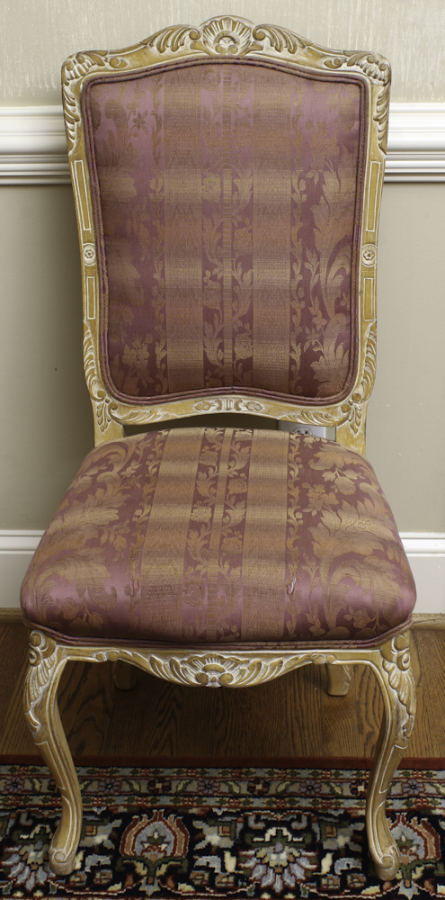 Set of Louis XV Style Upholstered Chairs