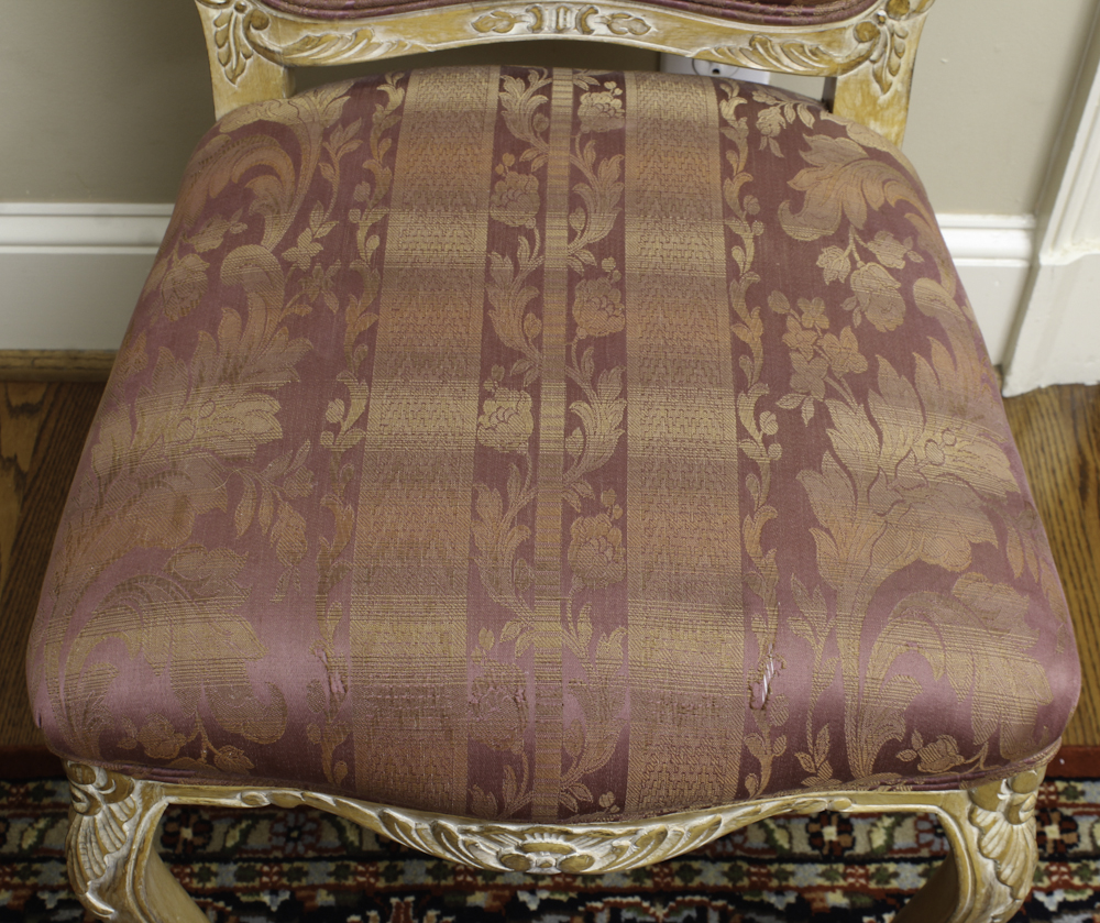 Set of Louis XV Style Upholstered Chairs