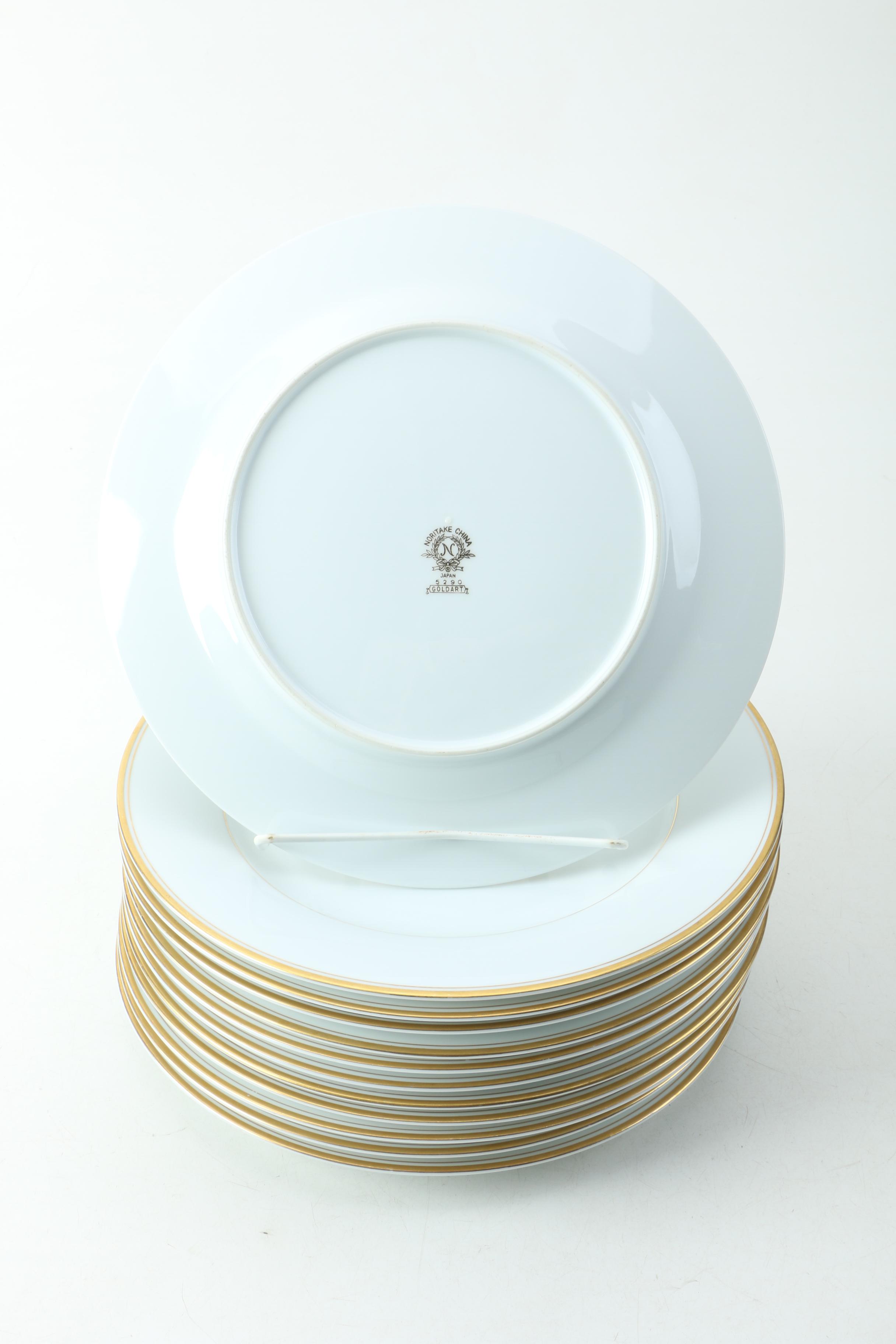 Noritake "Goldart" Porcelain Dinnerware
