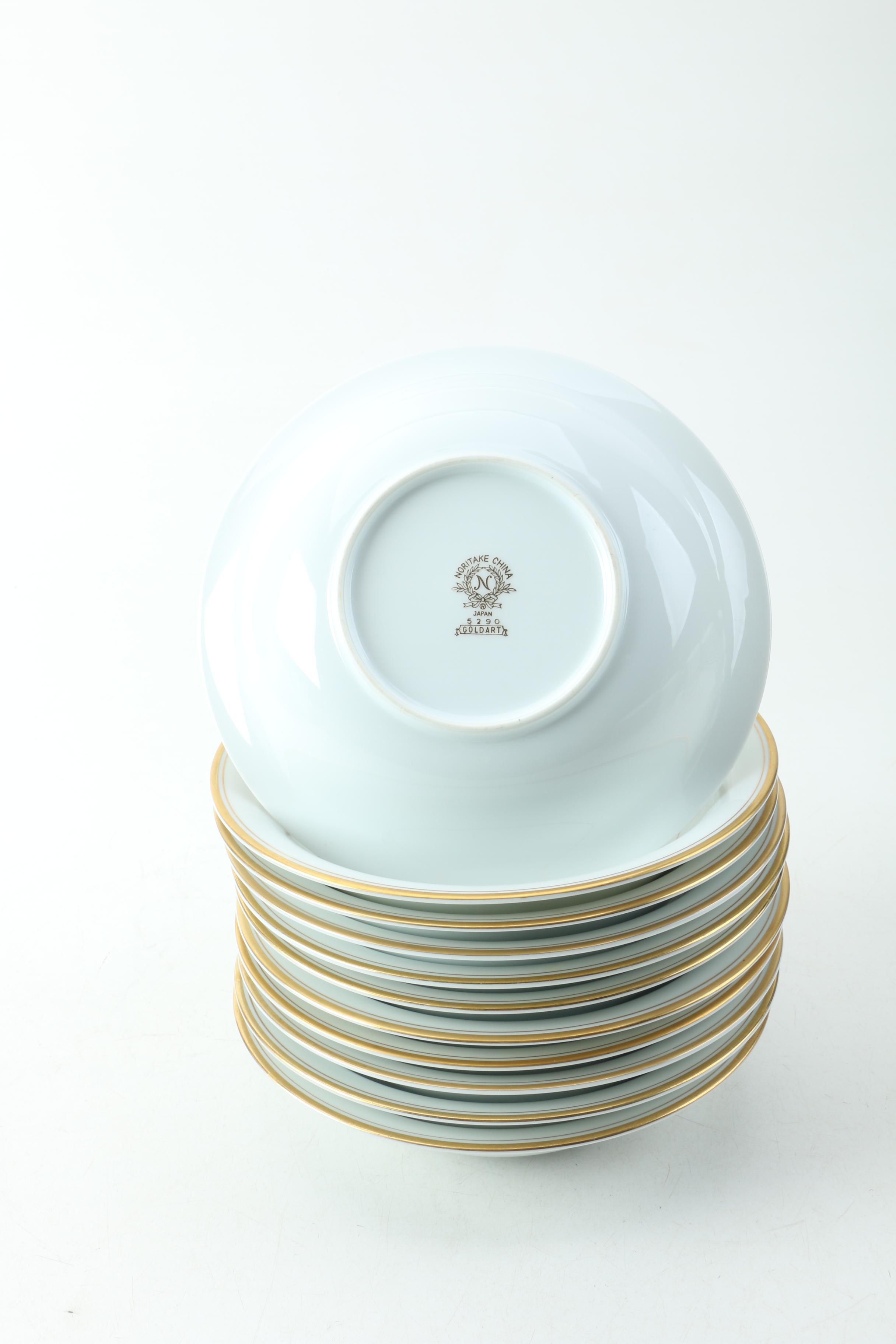 Noritake "Goldart" Porcelain Dinnerware