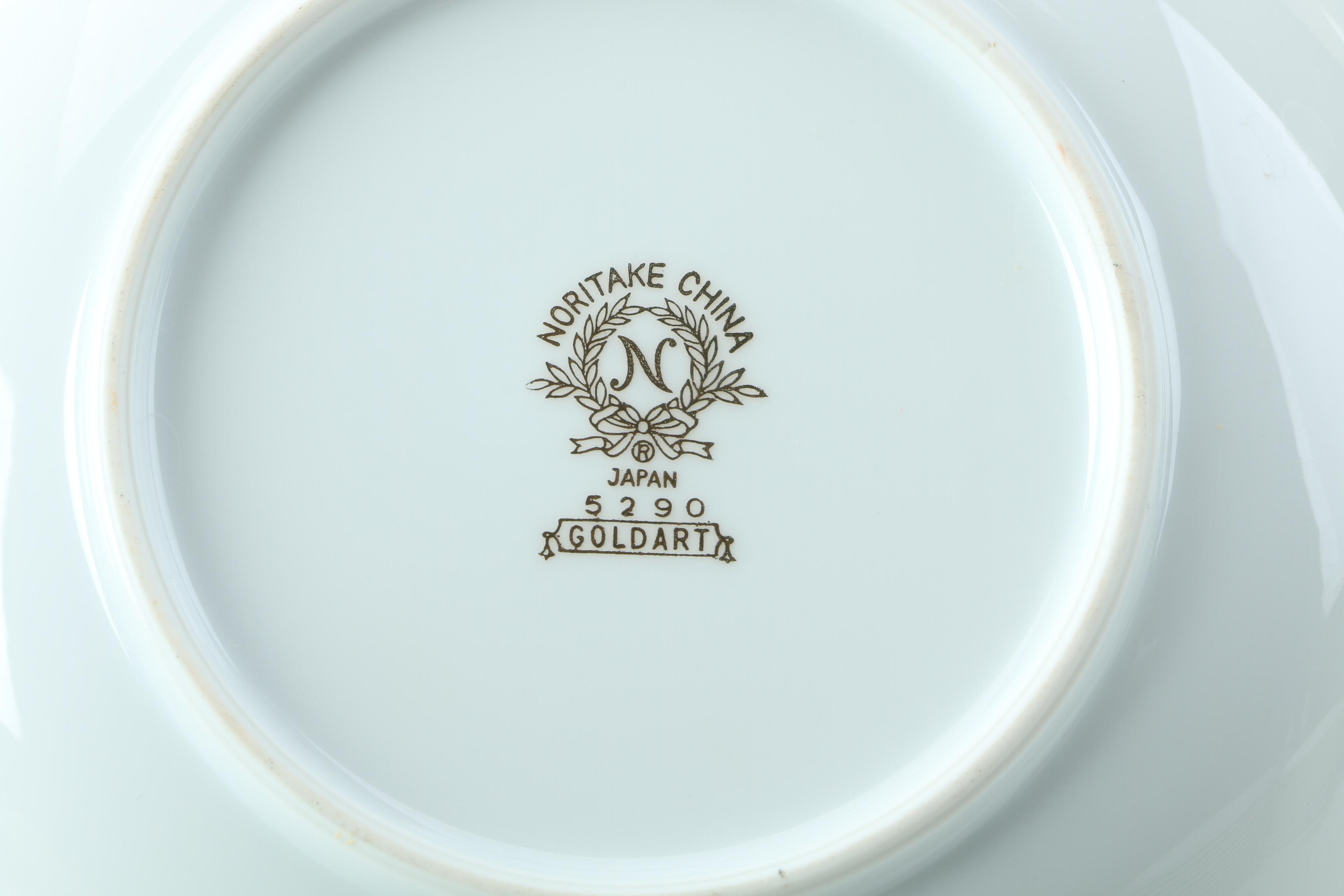 Noritake "Goldart" Porcelain Dinnerware