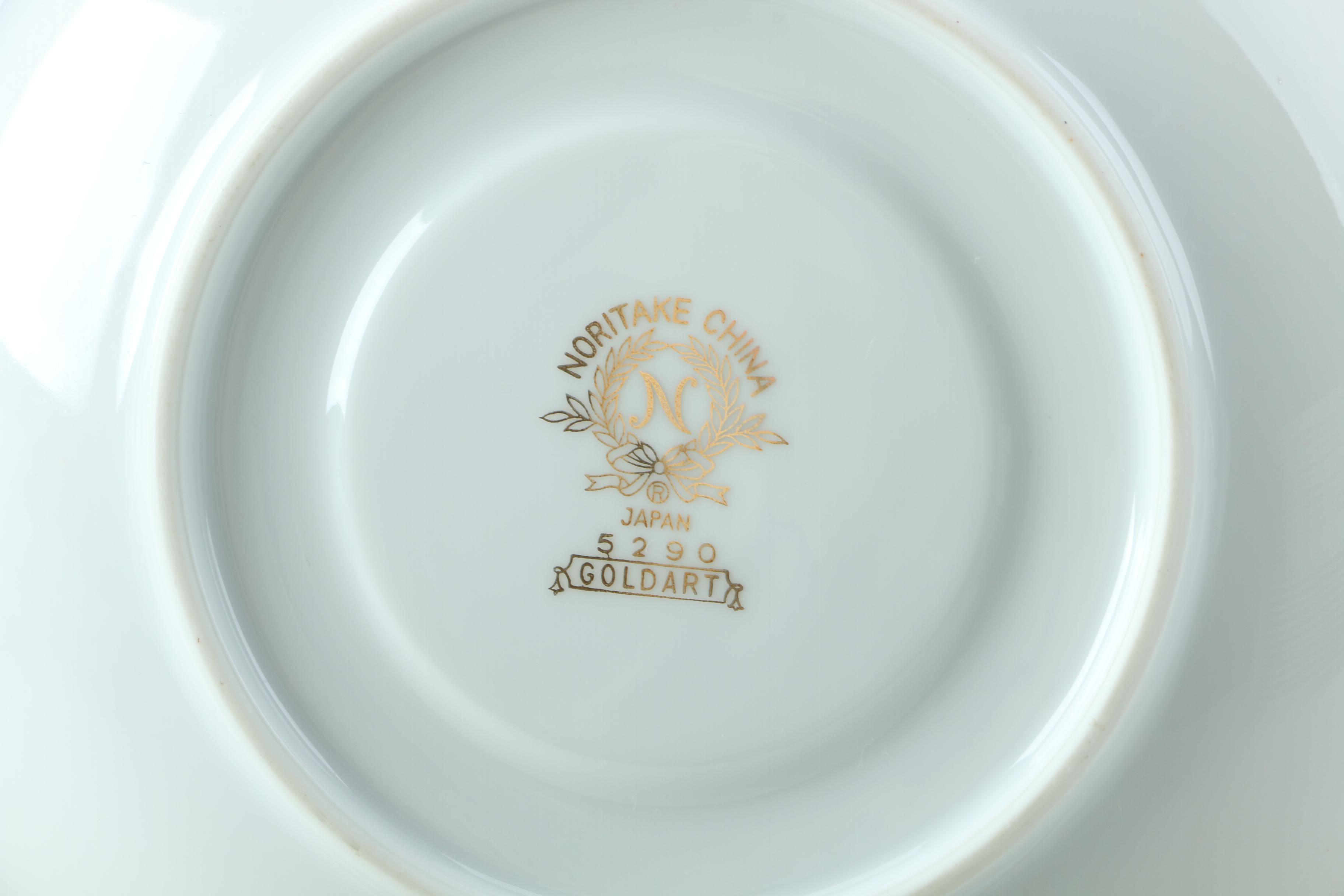 Noritake "Goldart" Porcelain Dinnerware