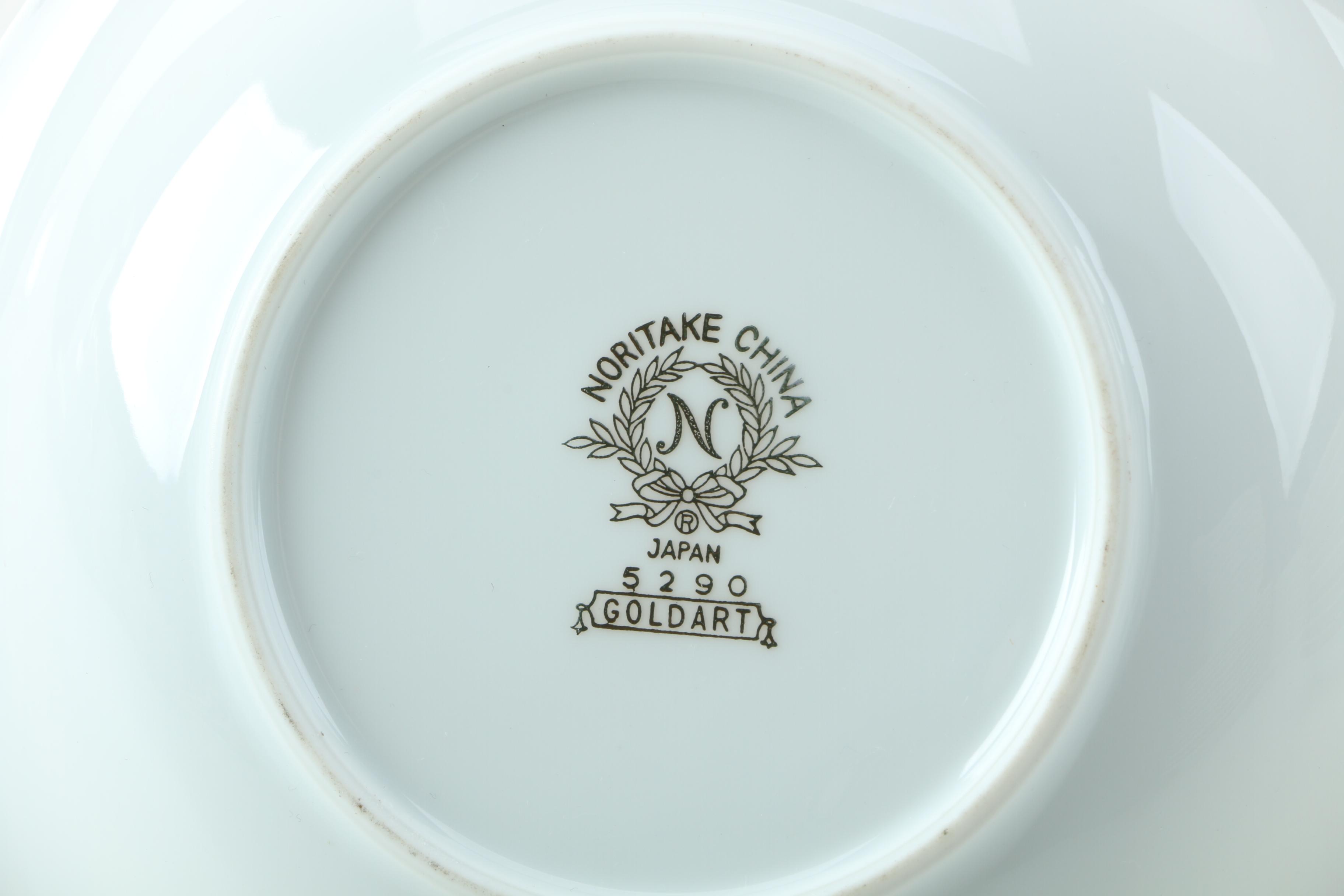 Noritake "Goldart" Porcelain Dinnerware