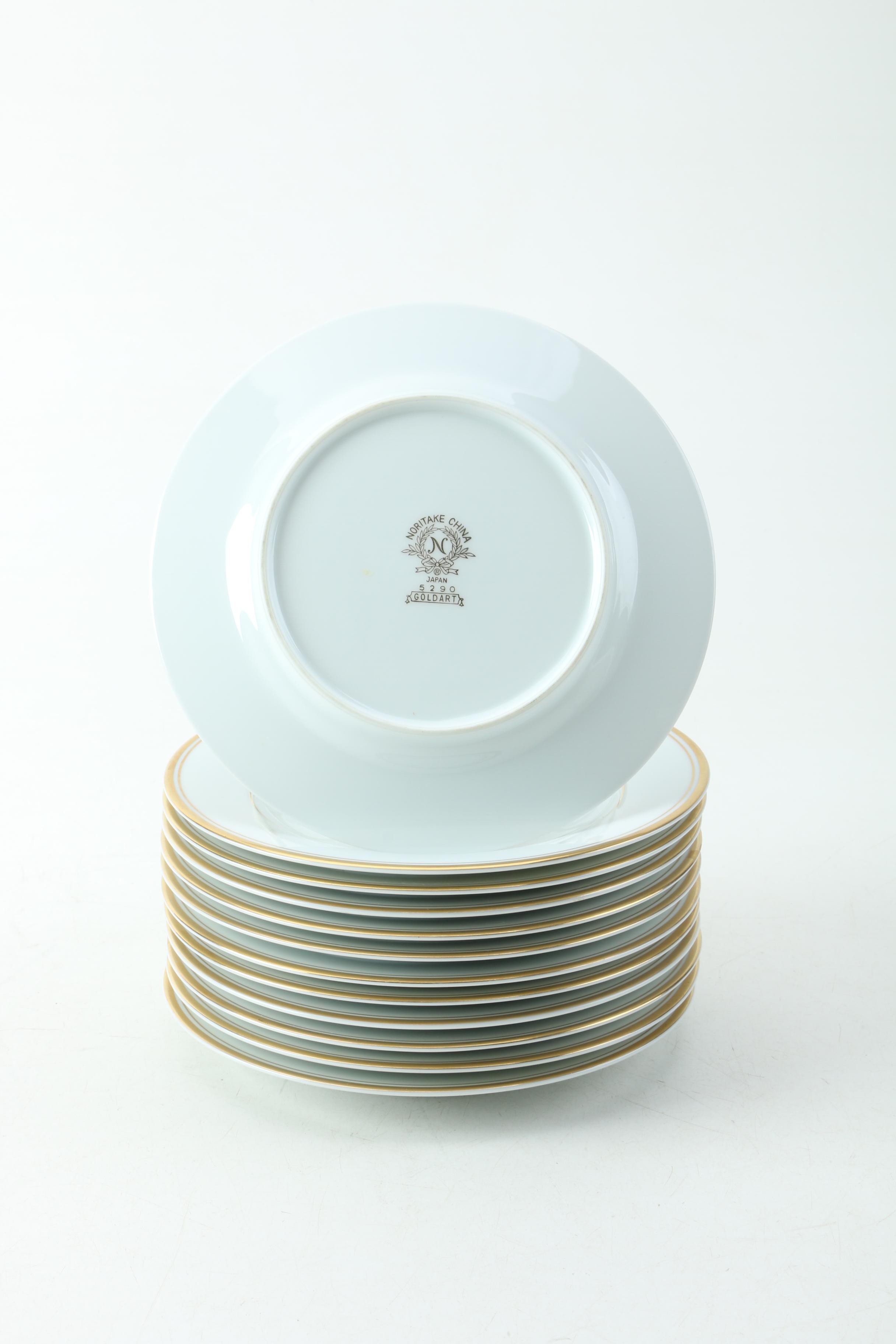 Noritake "Goldart" Porcelain Dinnerware