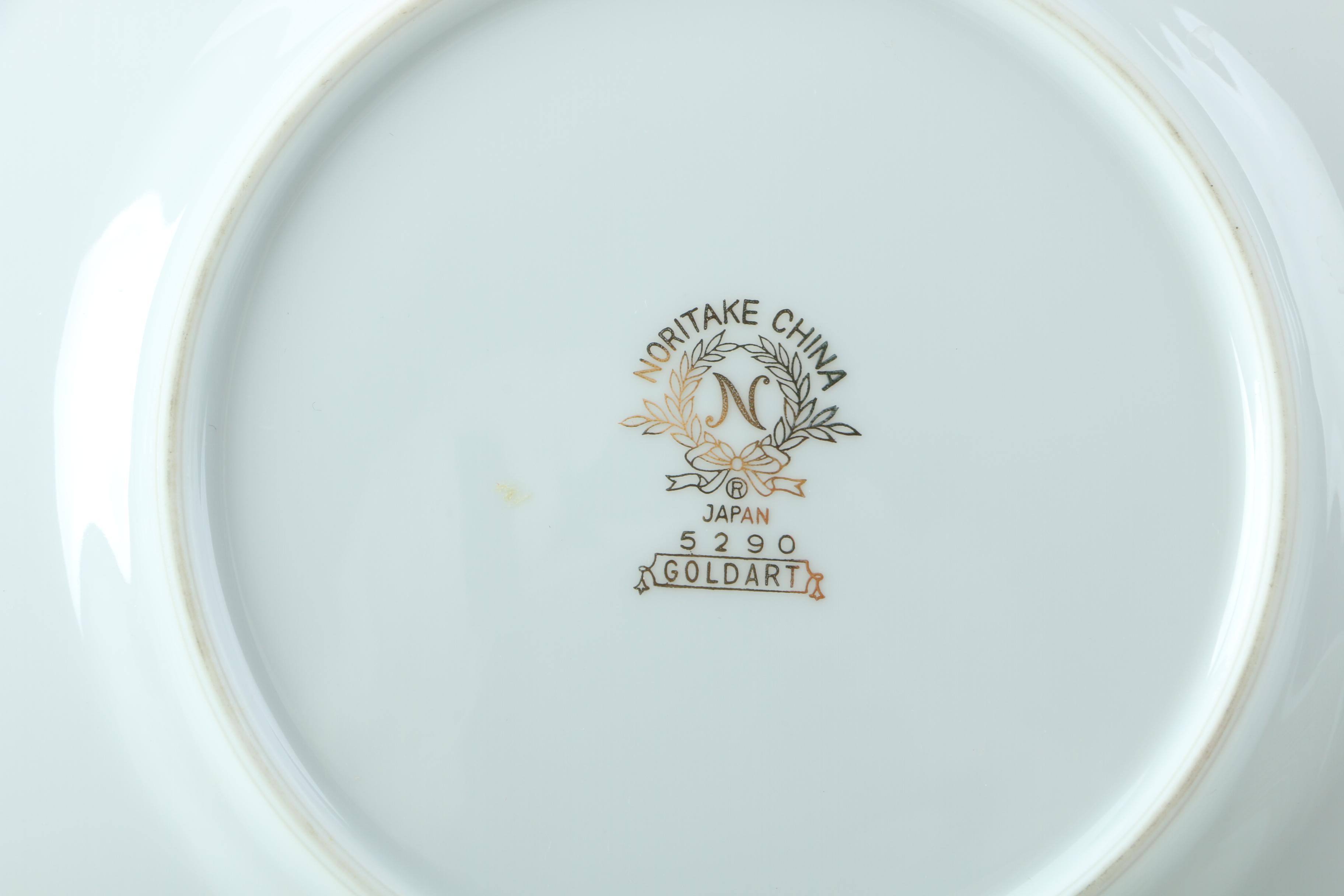 Noritake "Goldart" Porcelain Dinnerware