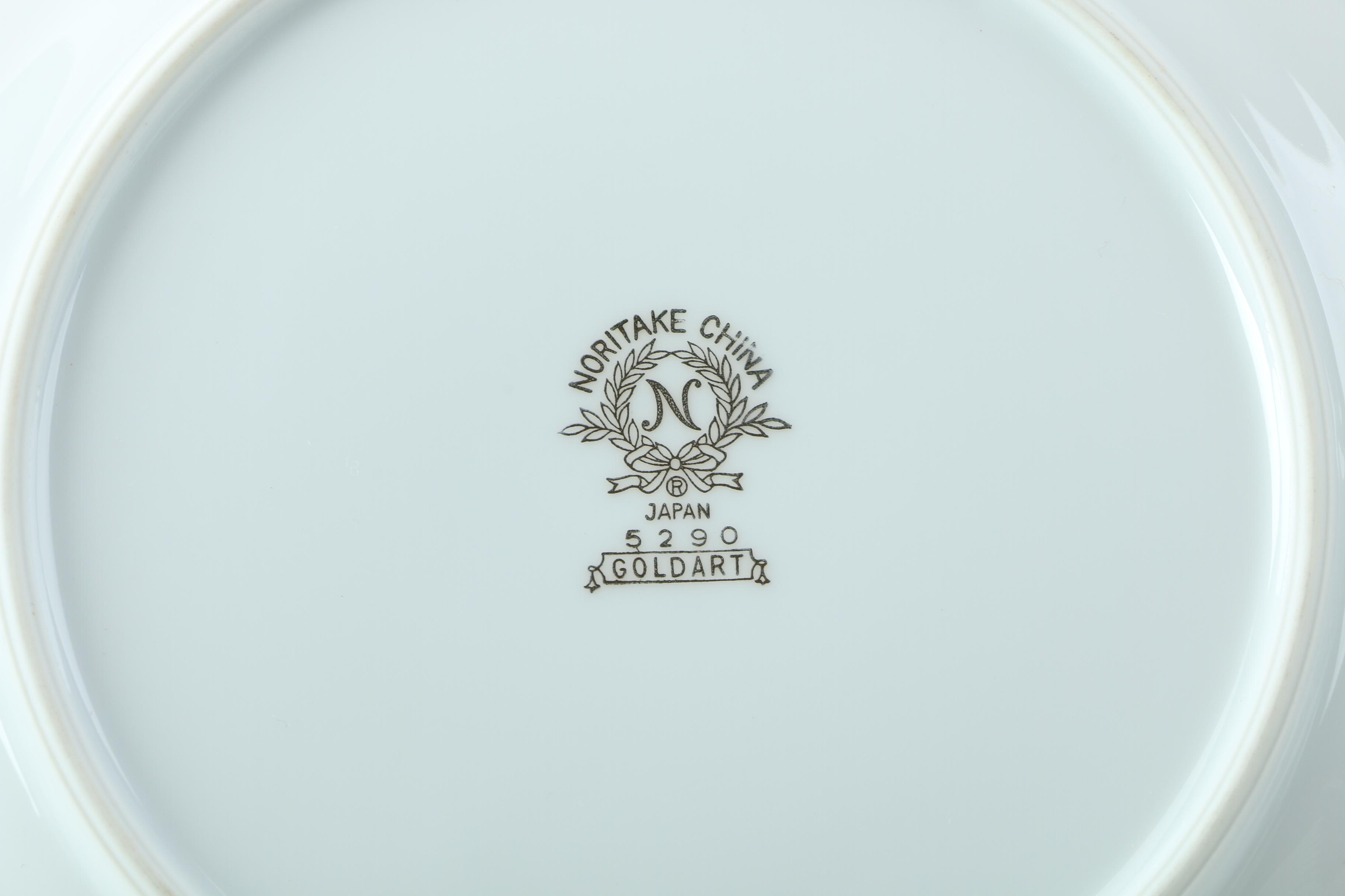 Noritake "Goldart" Porcelain Dinnerware
