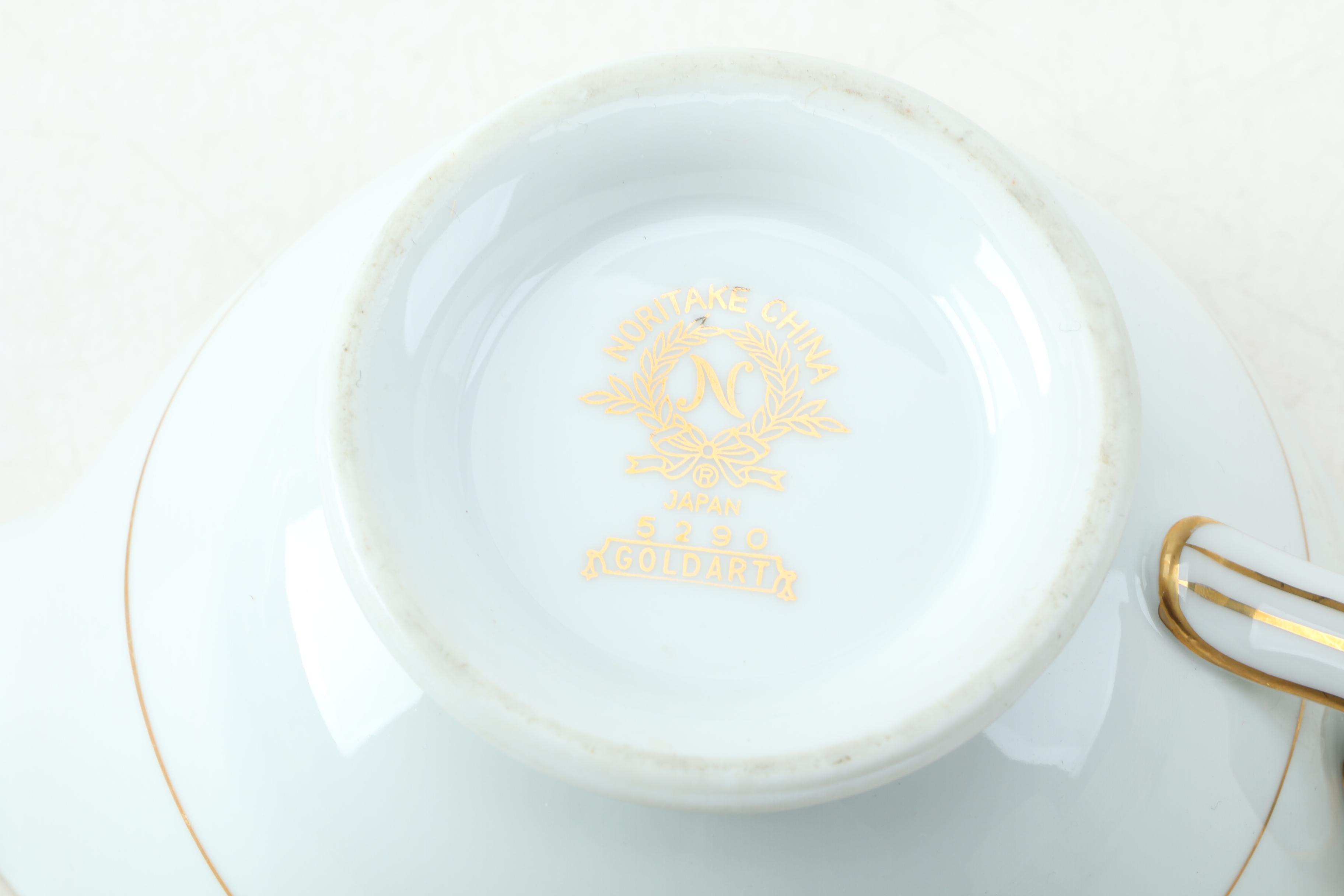 Noritake "Goldart" Porcelain Dinnerware