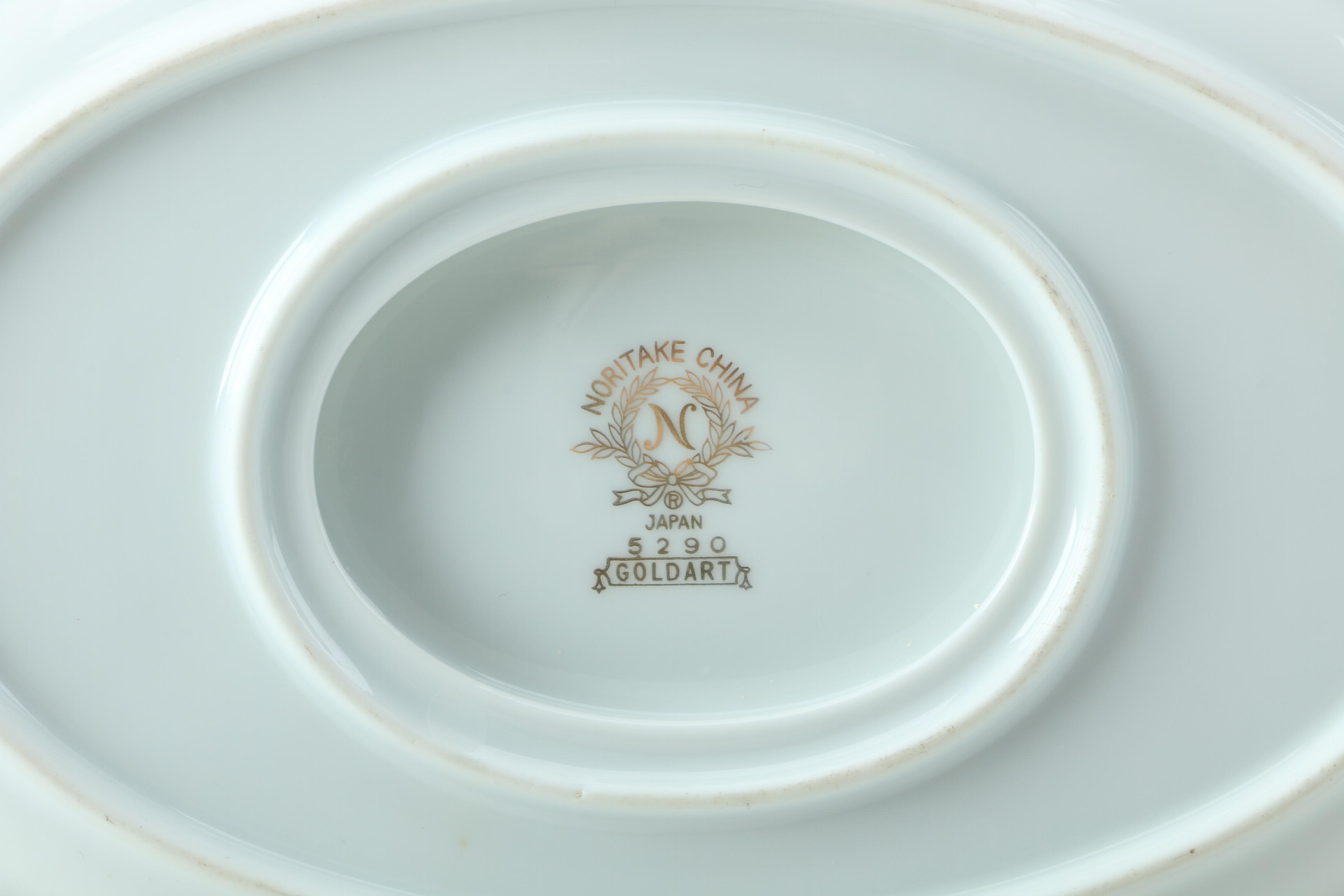 Noritake "Goldart" Porcelain Dinnerware