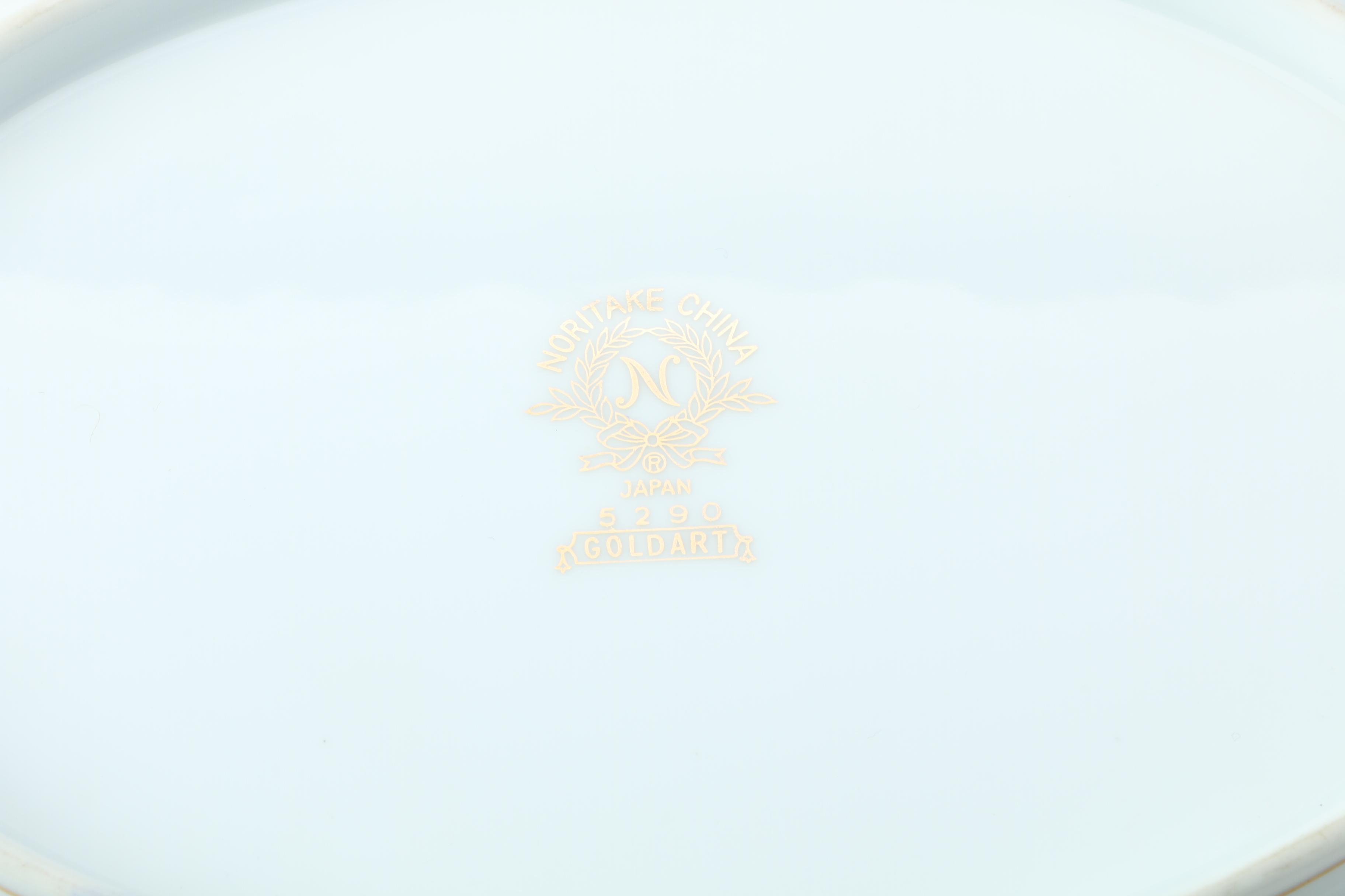 Noritake "Goldart" Porcelain Dinnerware
