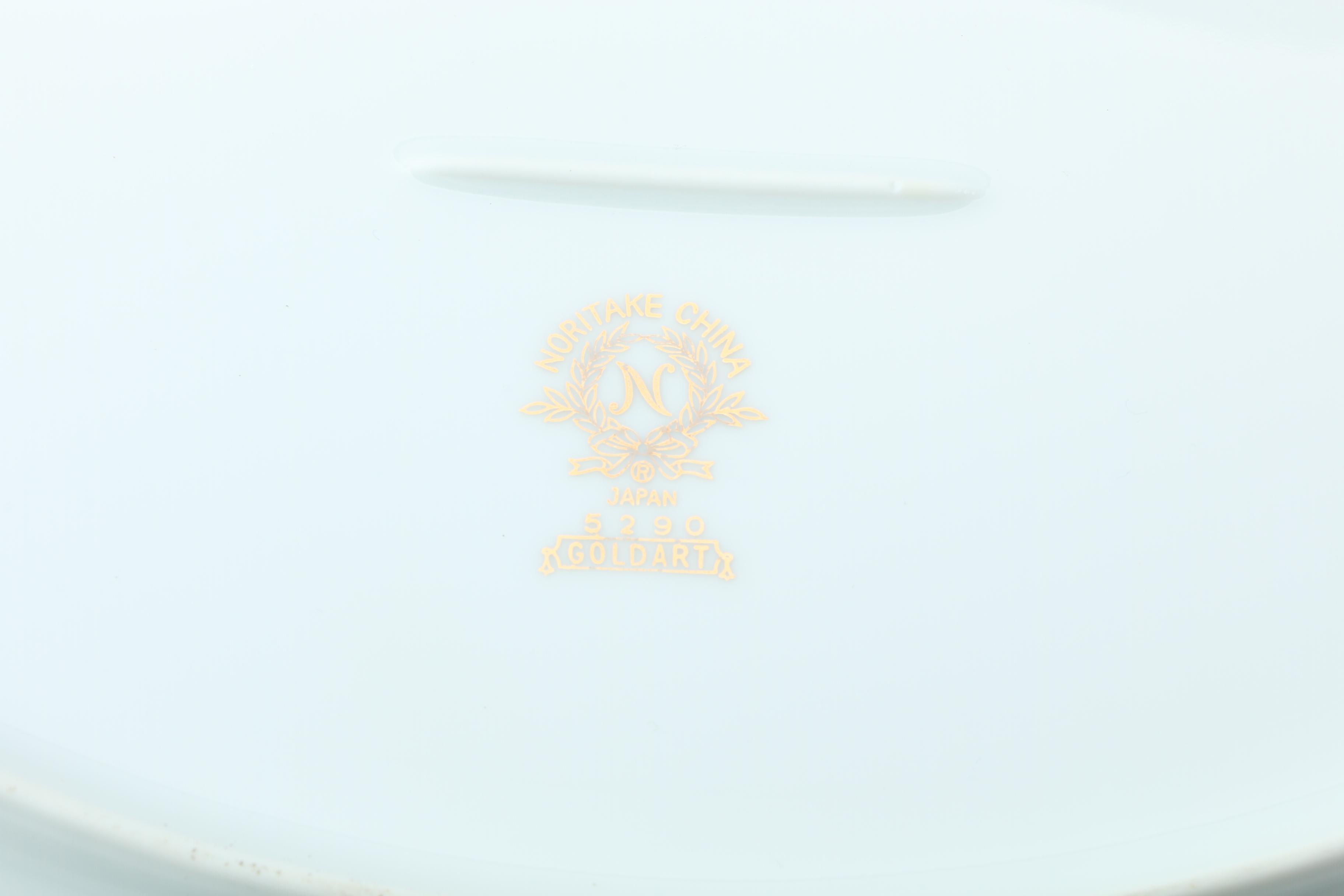 Noritake "Goldart" Porcelain Dinnerware