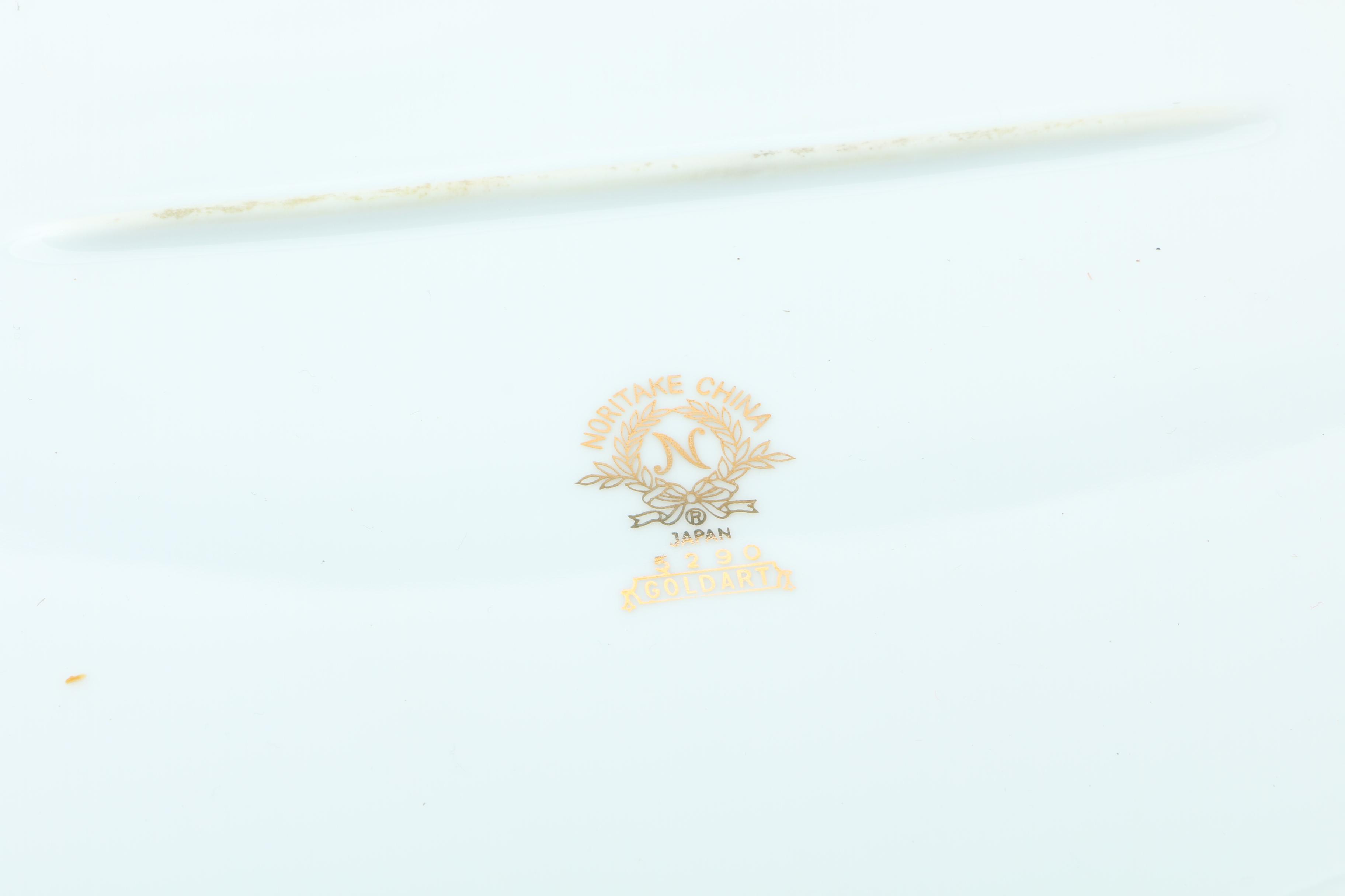 Noritake "Goldart" Porcelain Dinnerware