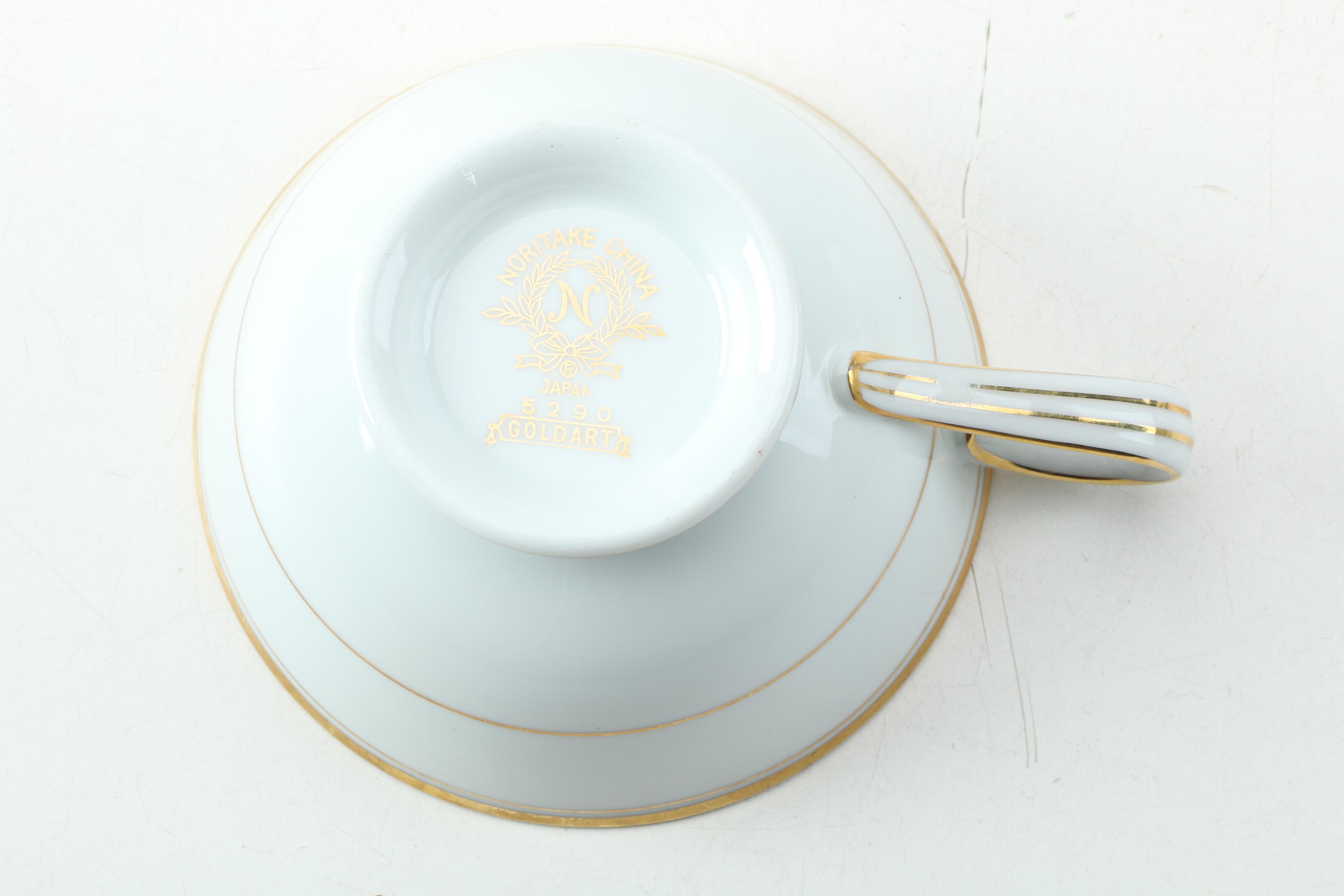 Noritake "Goldart" Porcelain Dinnerware