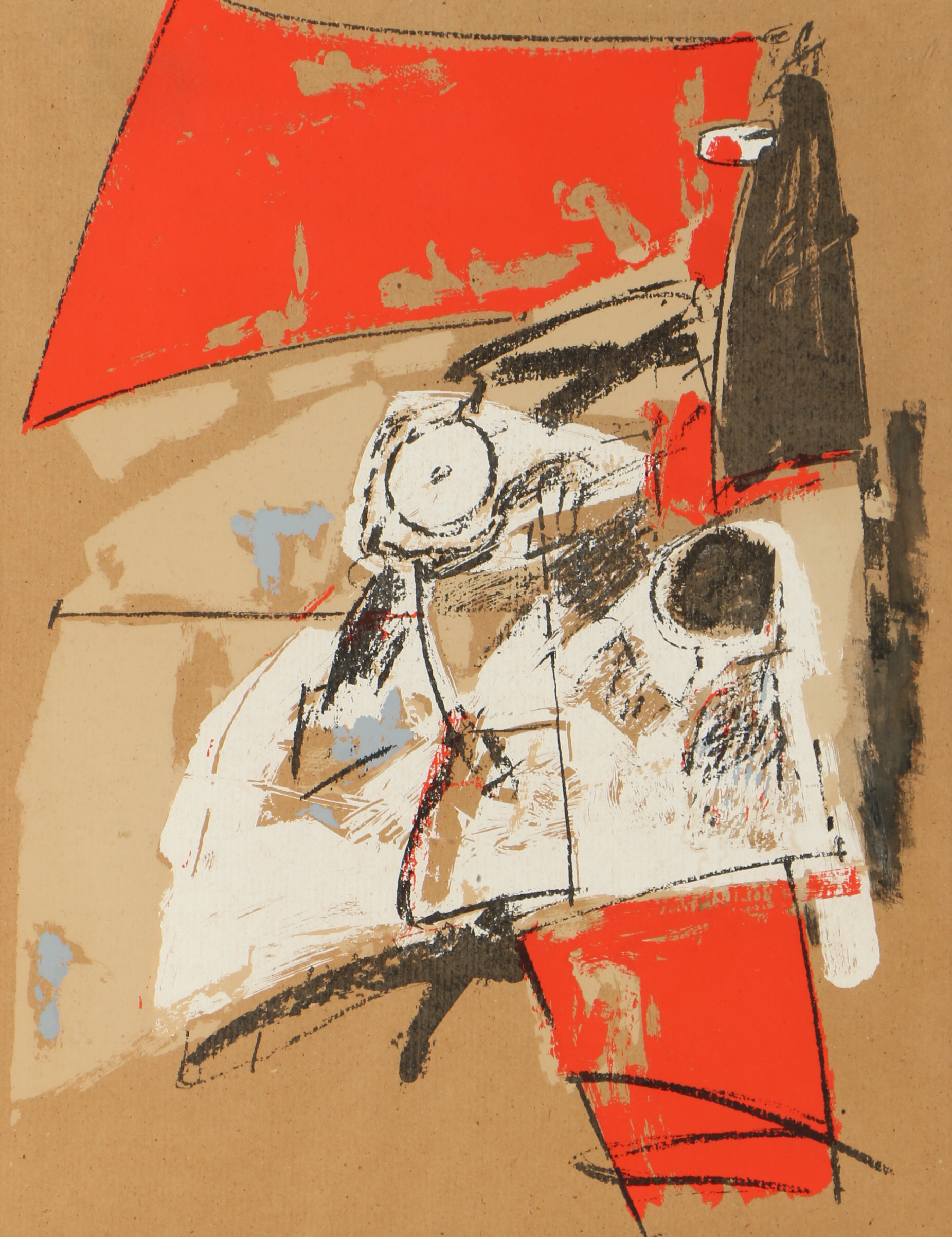 B. Strāu Abstract Serigraph