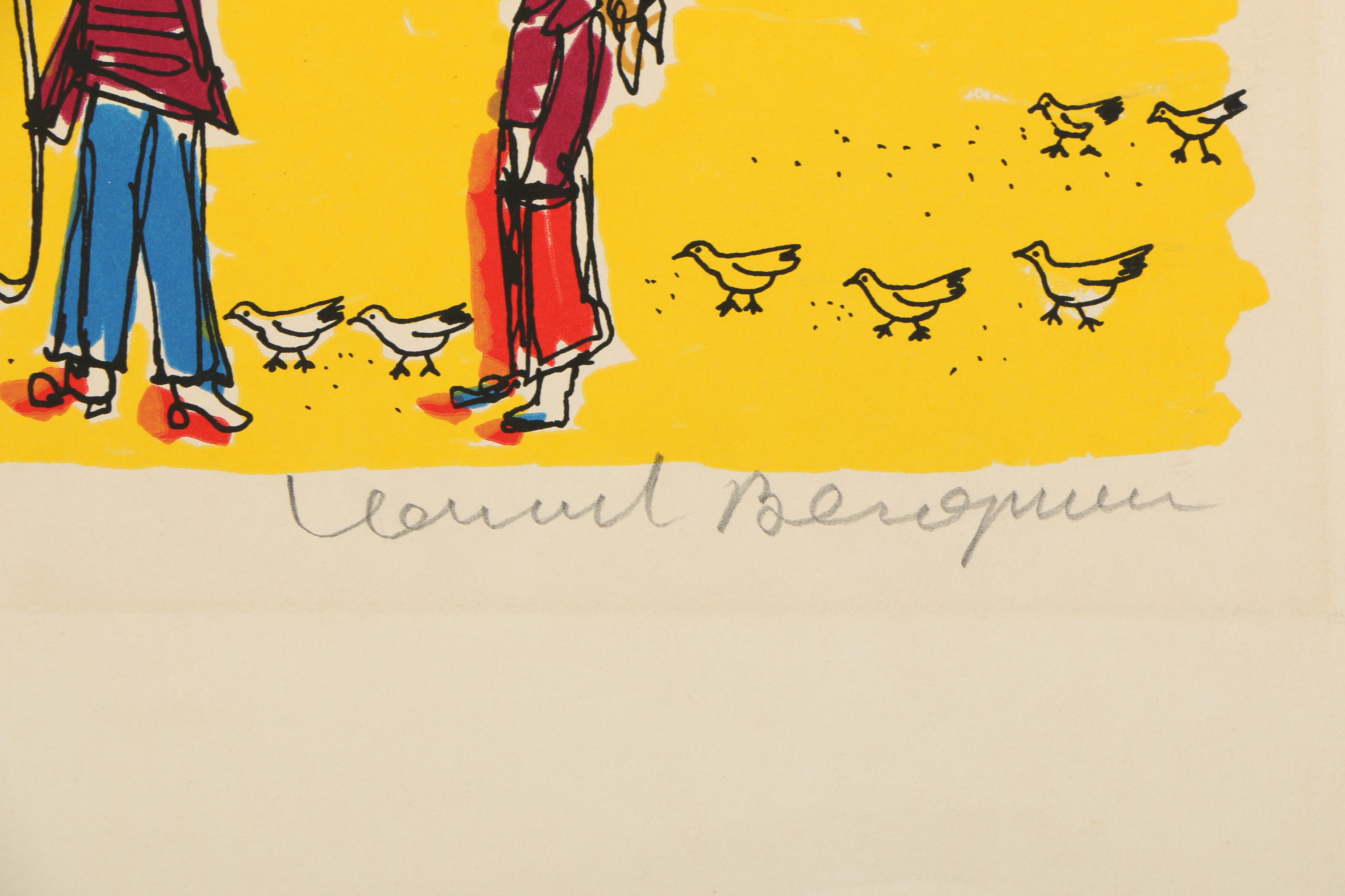 Leonard Bergman Serigraph