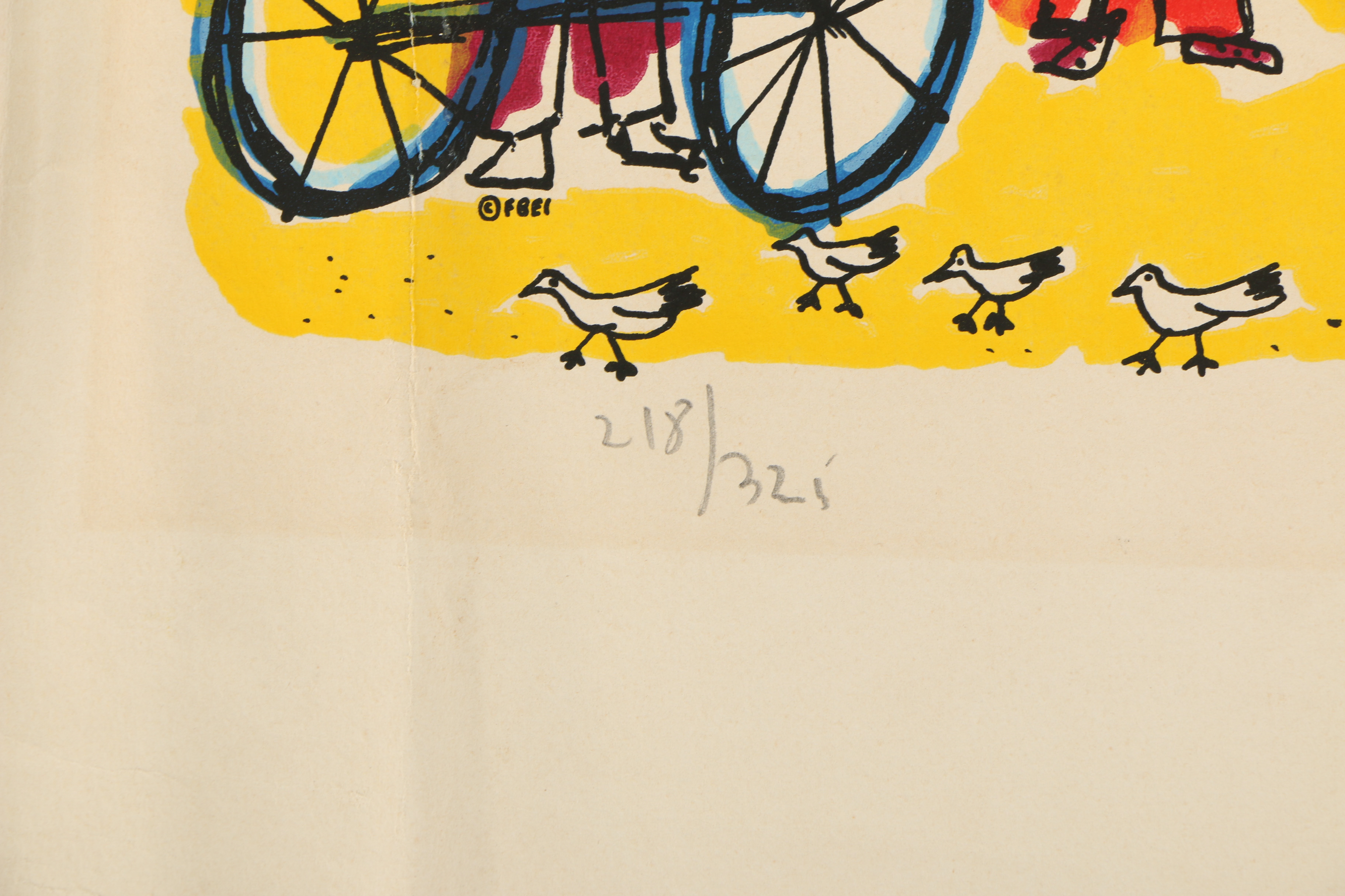 Leonard Bergman Serigraph