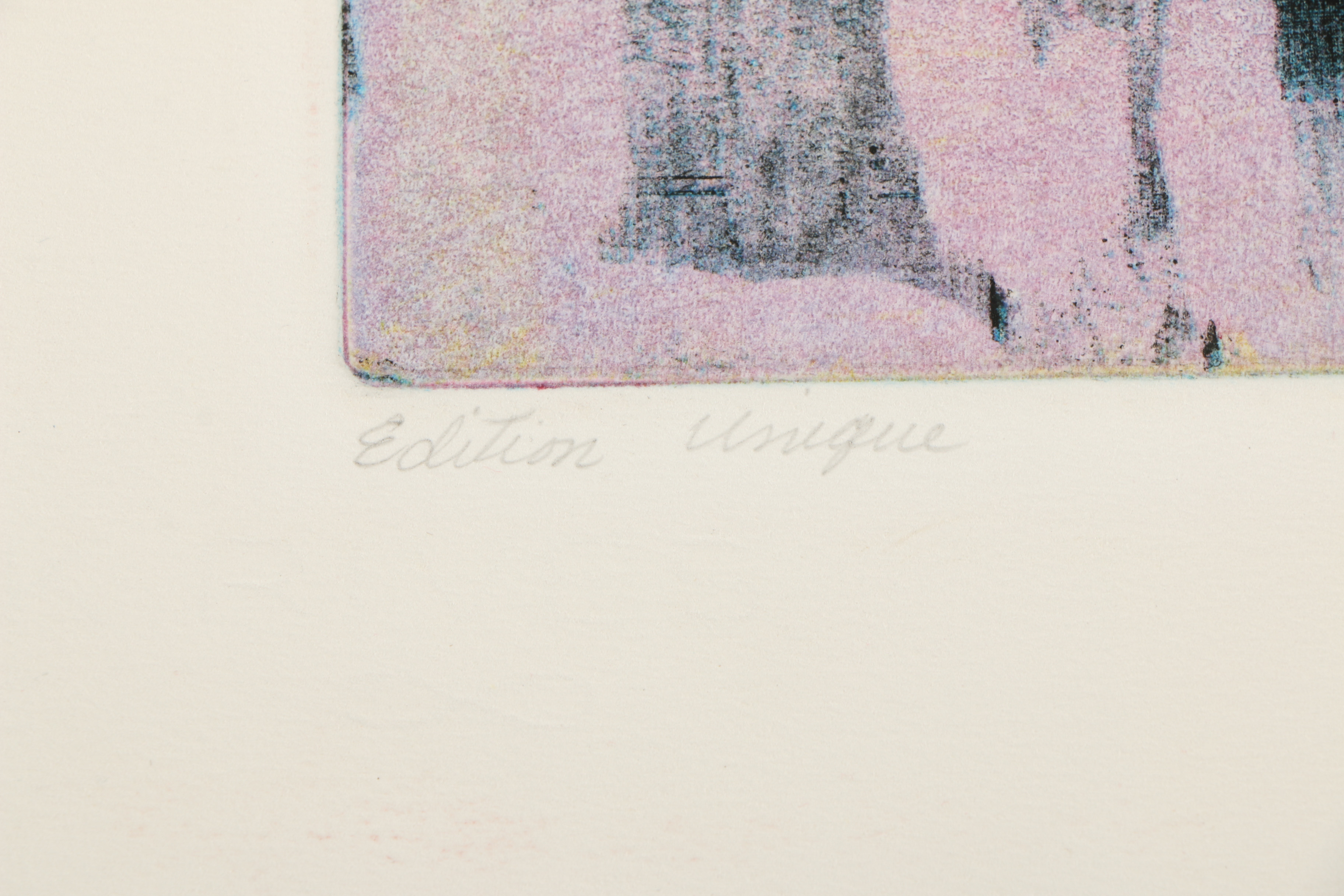 Louise Bernard Aquatint "Remembrance"