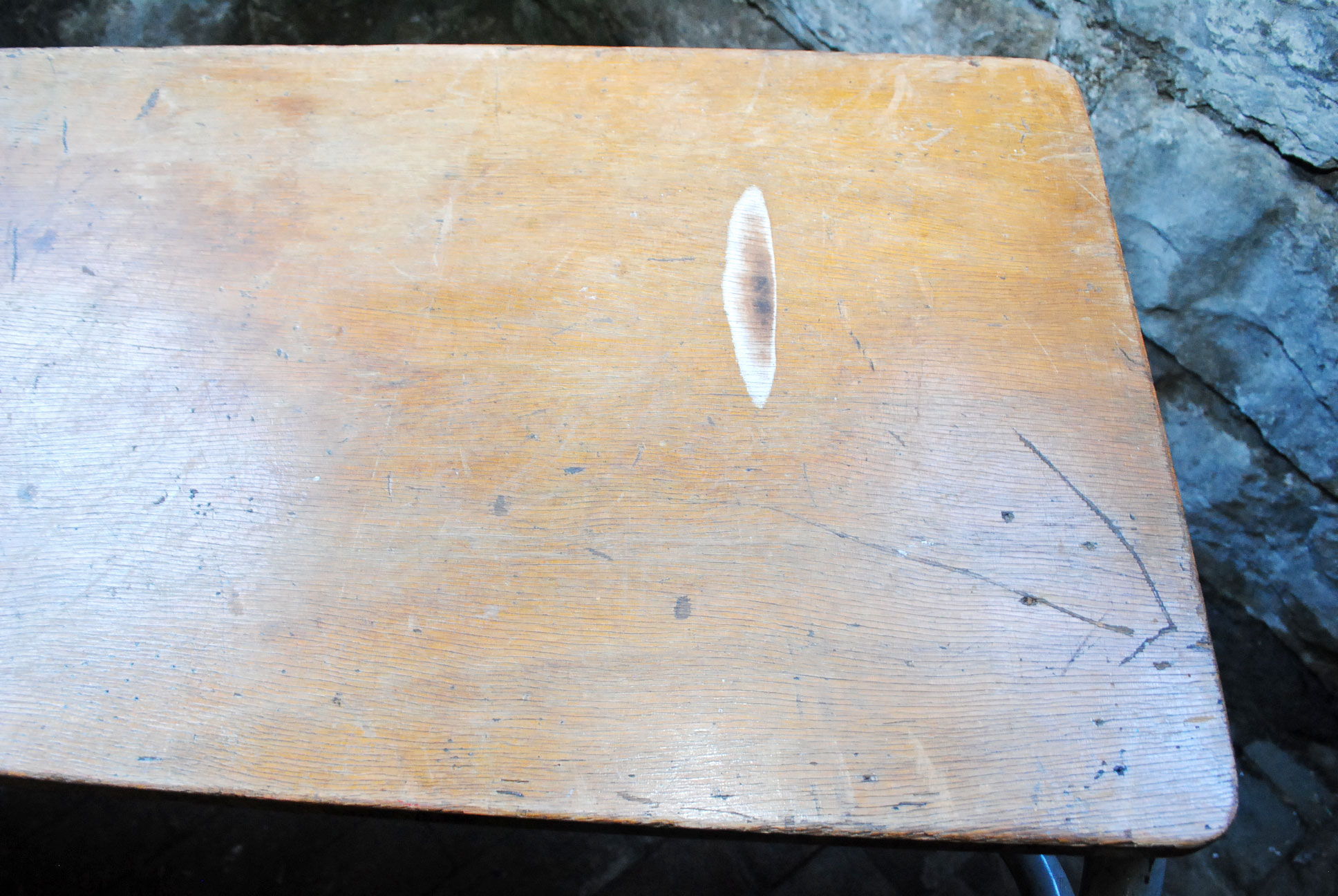 Vintage French School Table