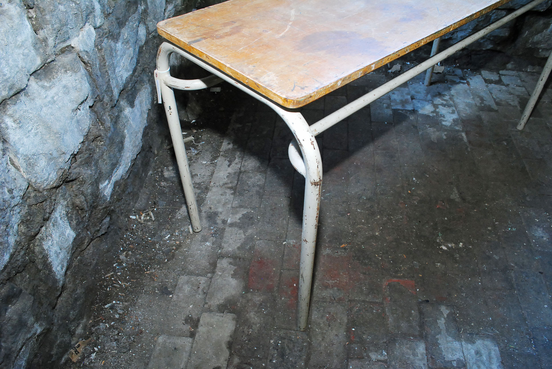 Vintage French School Table