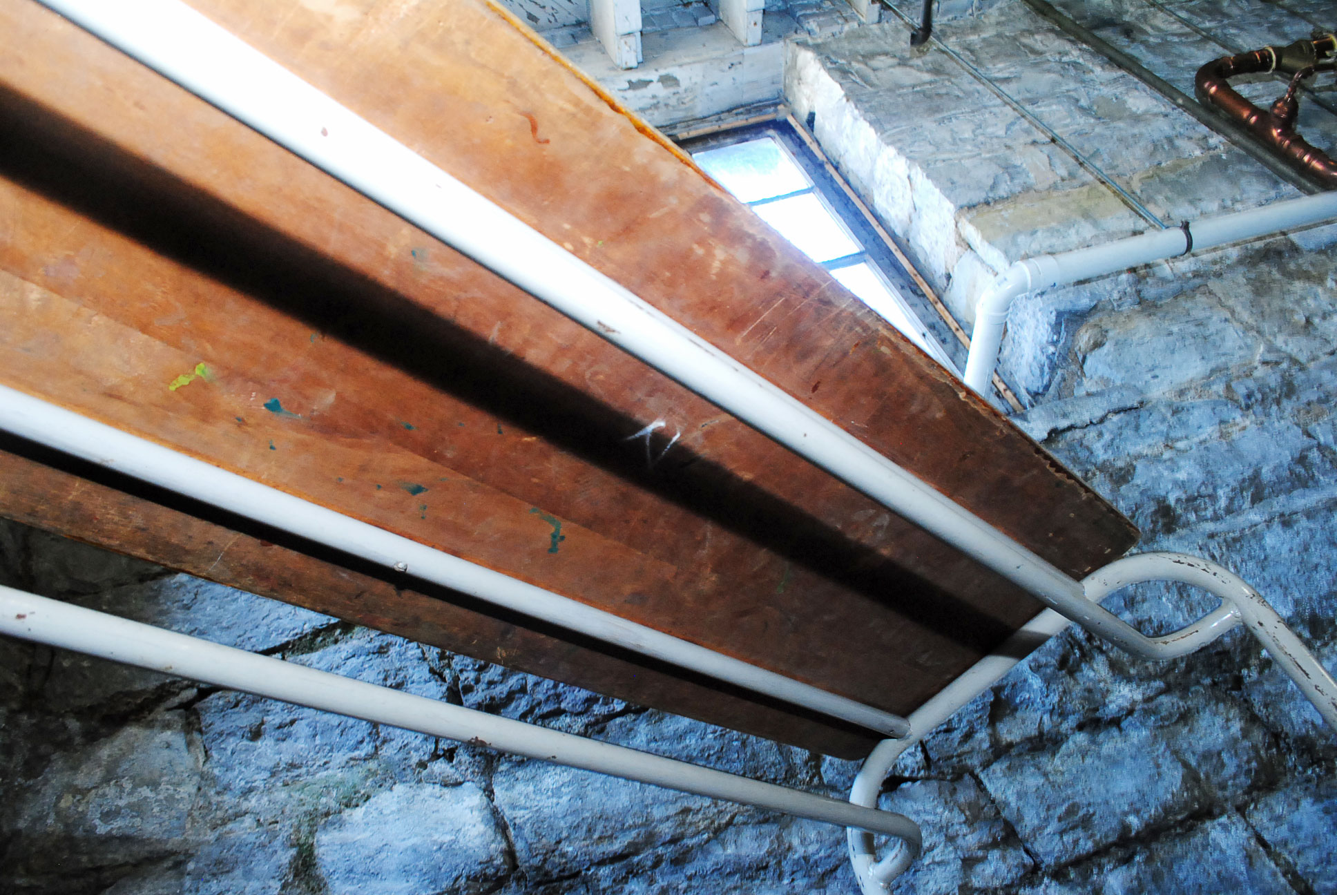 Vintage French School Table