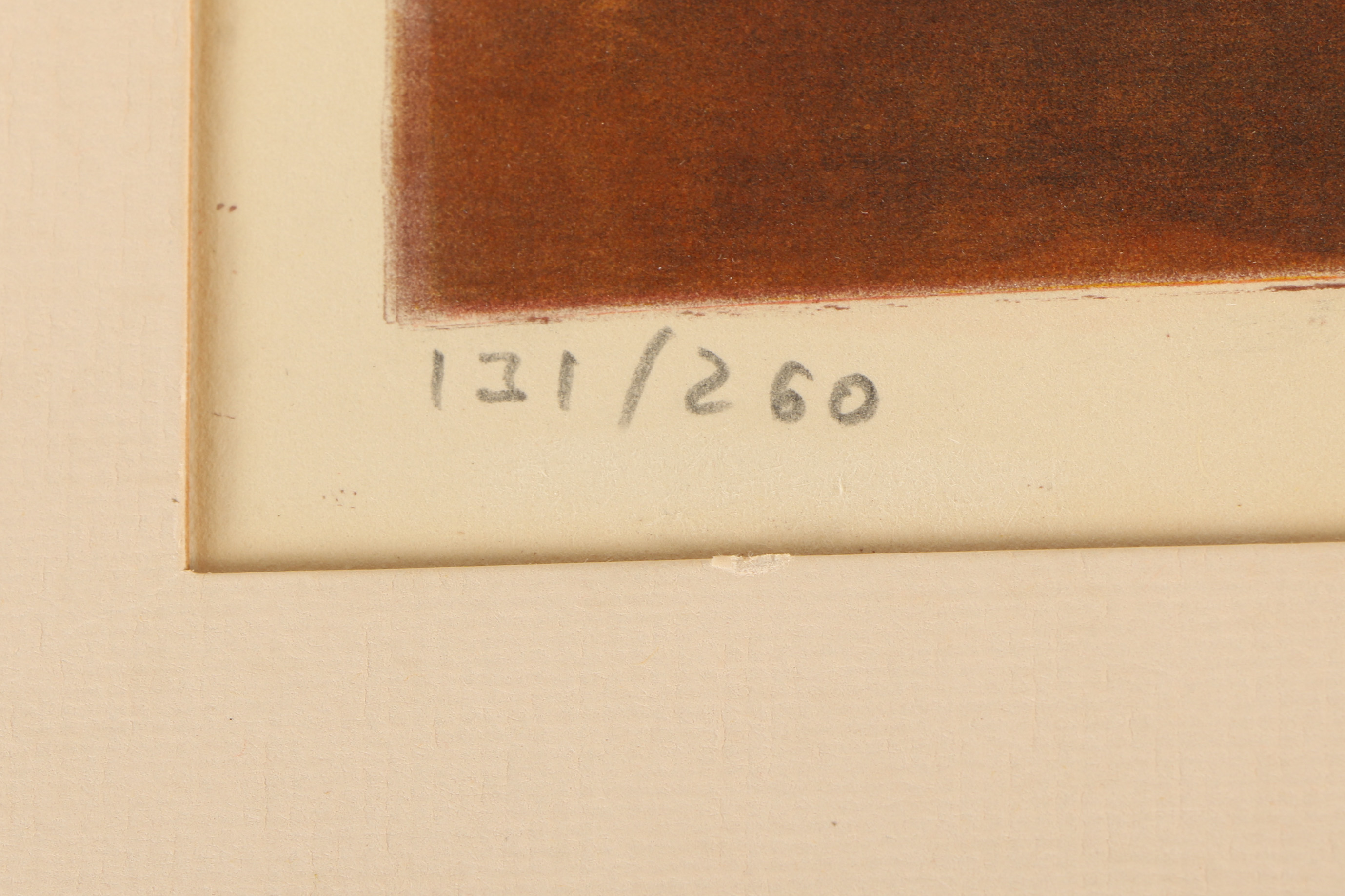 Limited Edition Lithograph of a Horse