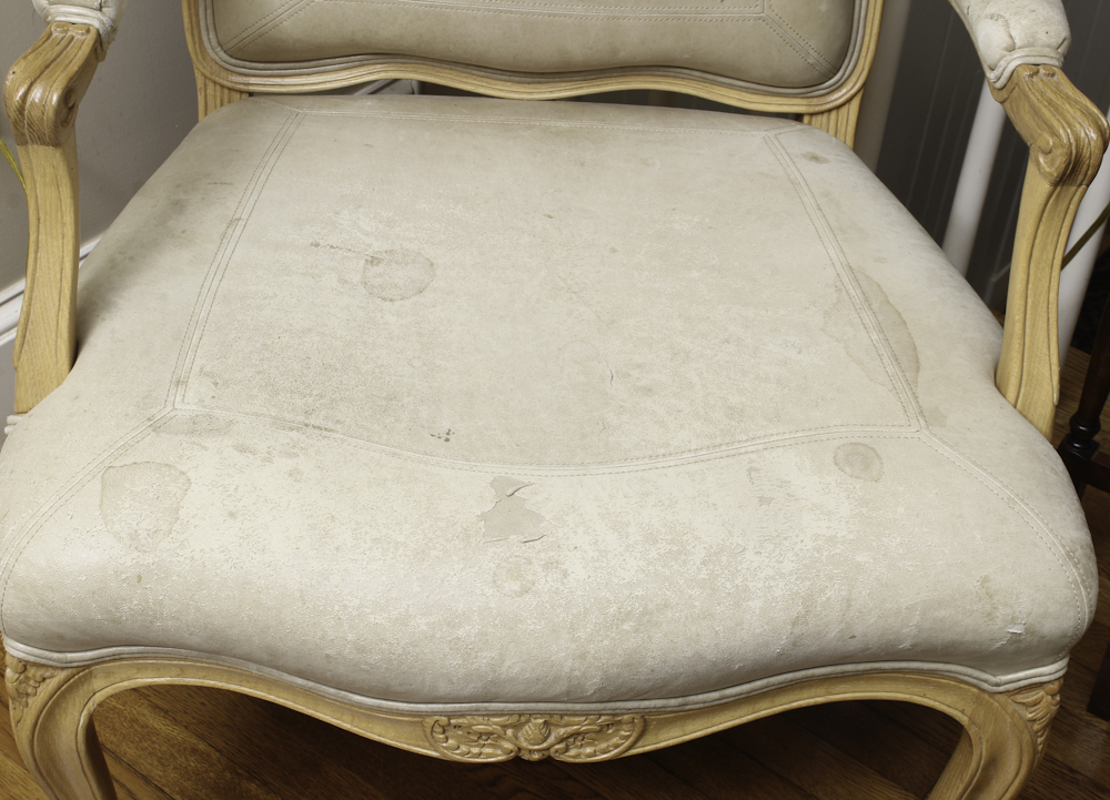 Louis XV Style Carved Beech Armchair