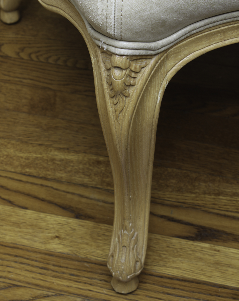 Louis XV Style Carved Beech Armchair