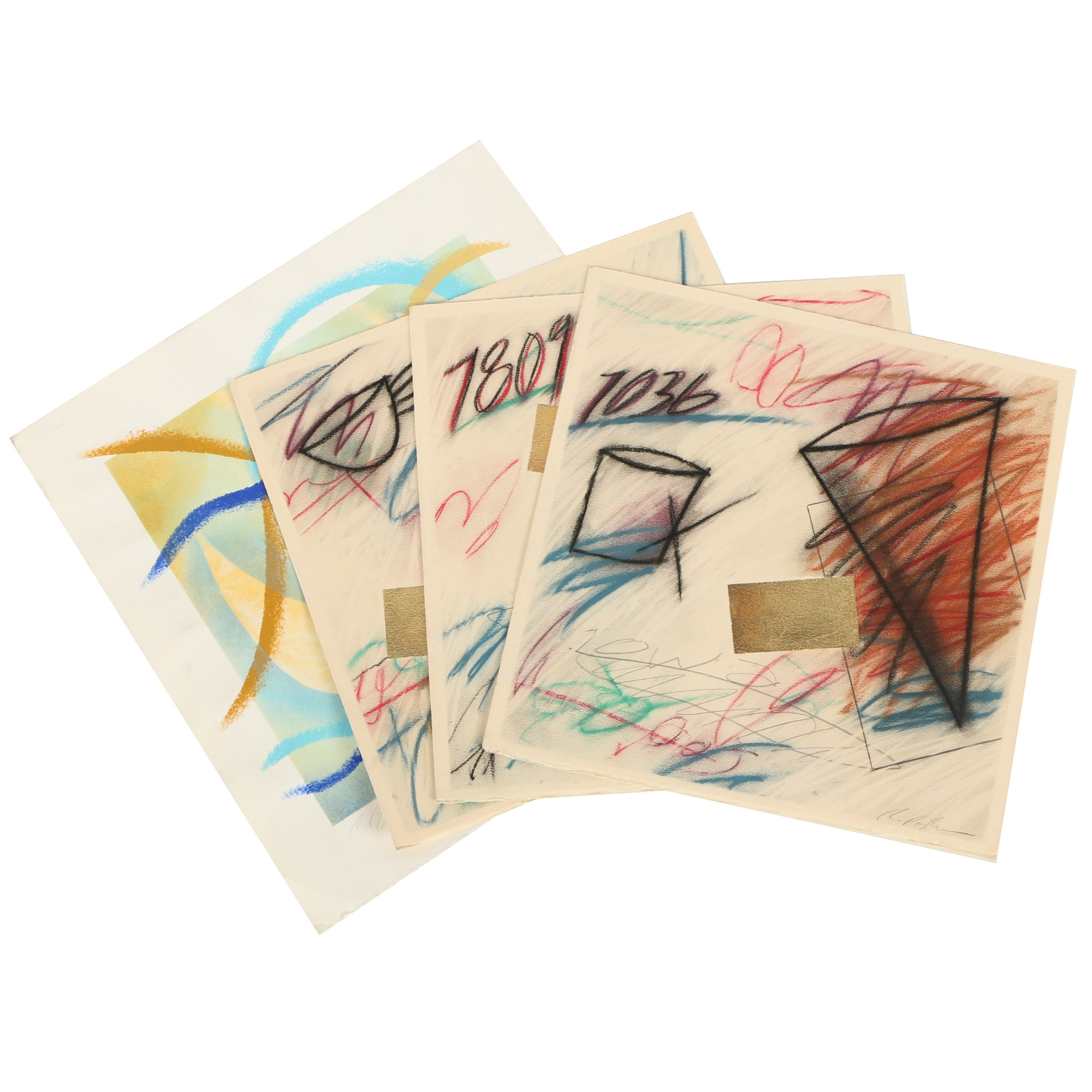 20th Century Lithograph and Pastel Drawings