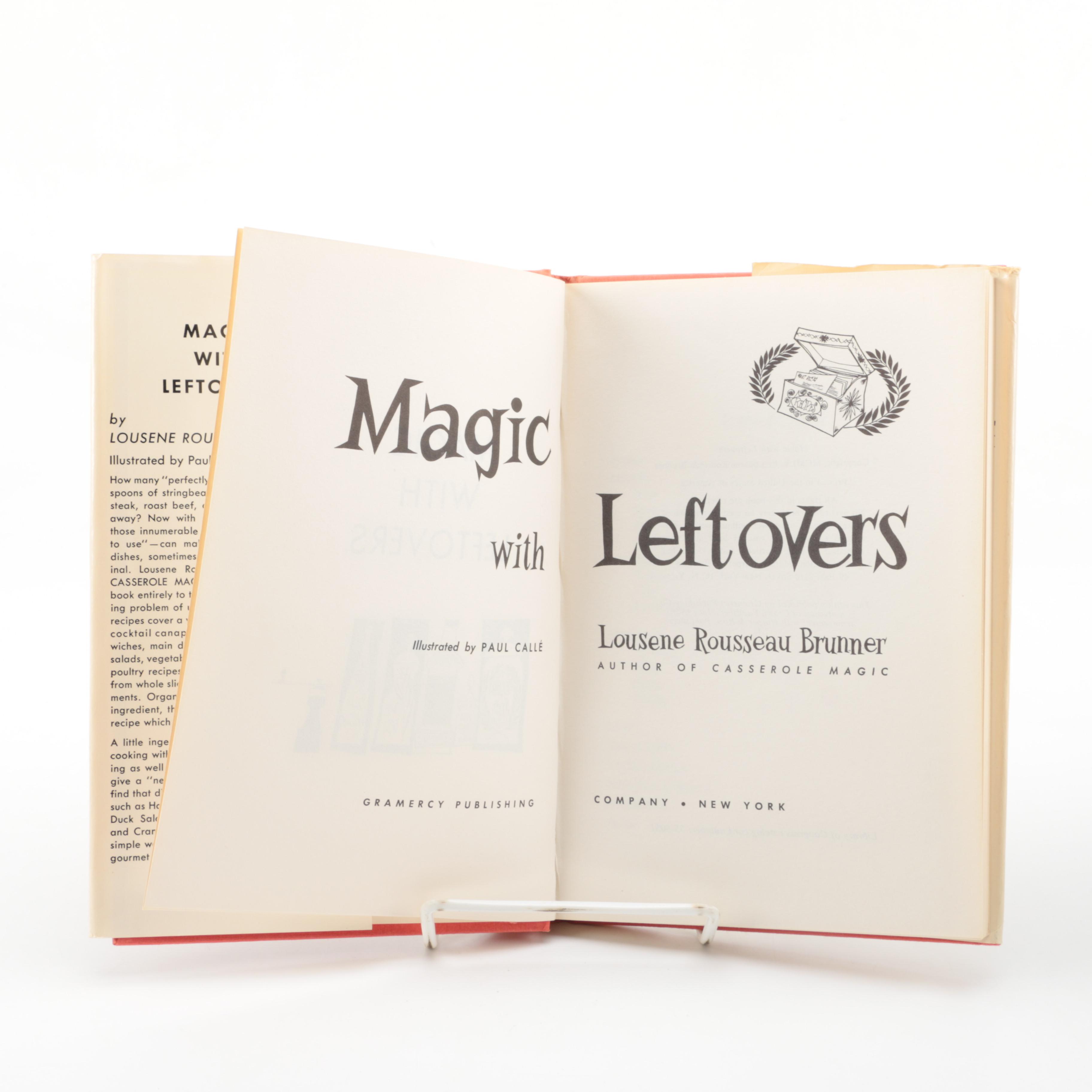 1955 "Magic with Leftovers" and Other Cookbooks