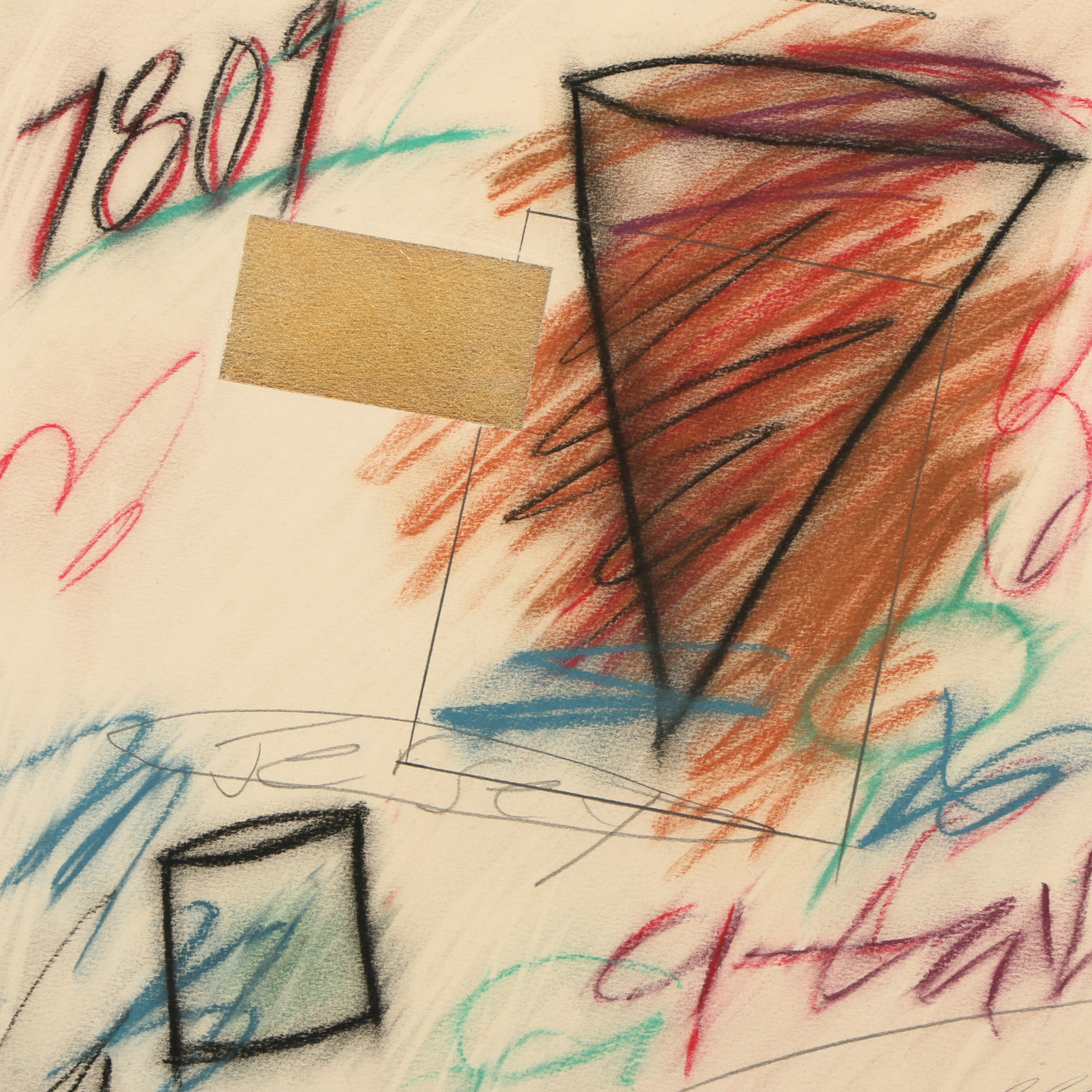 20th Century Lithograph and Pastel Drawings