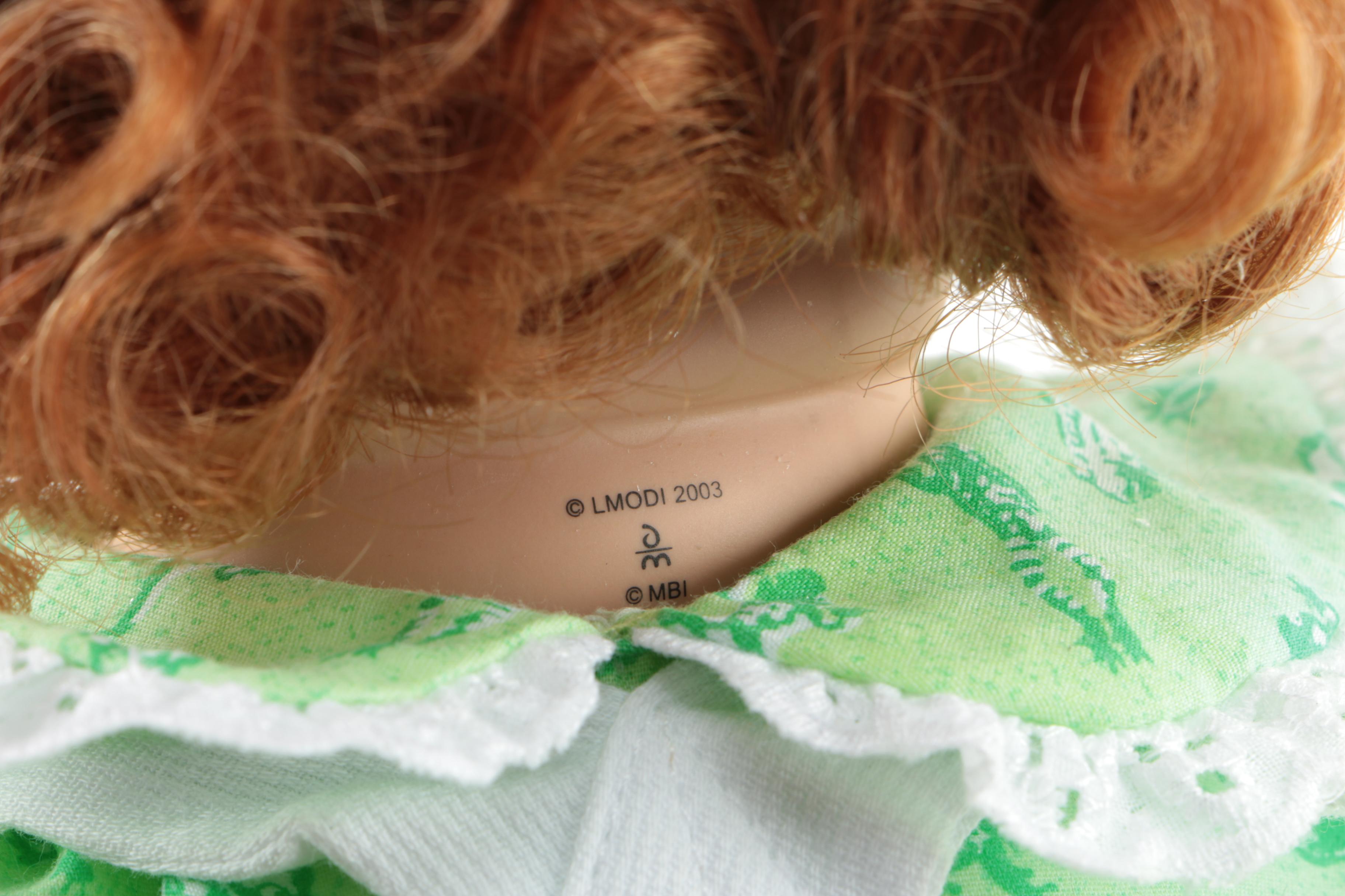 Danbury Mint Seated Porcelain Toddler Dolls