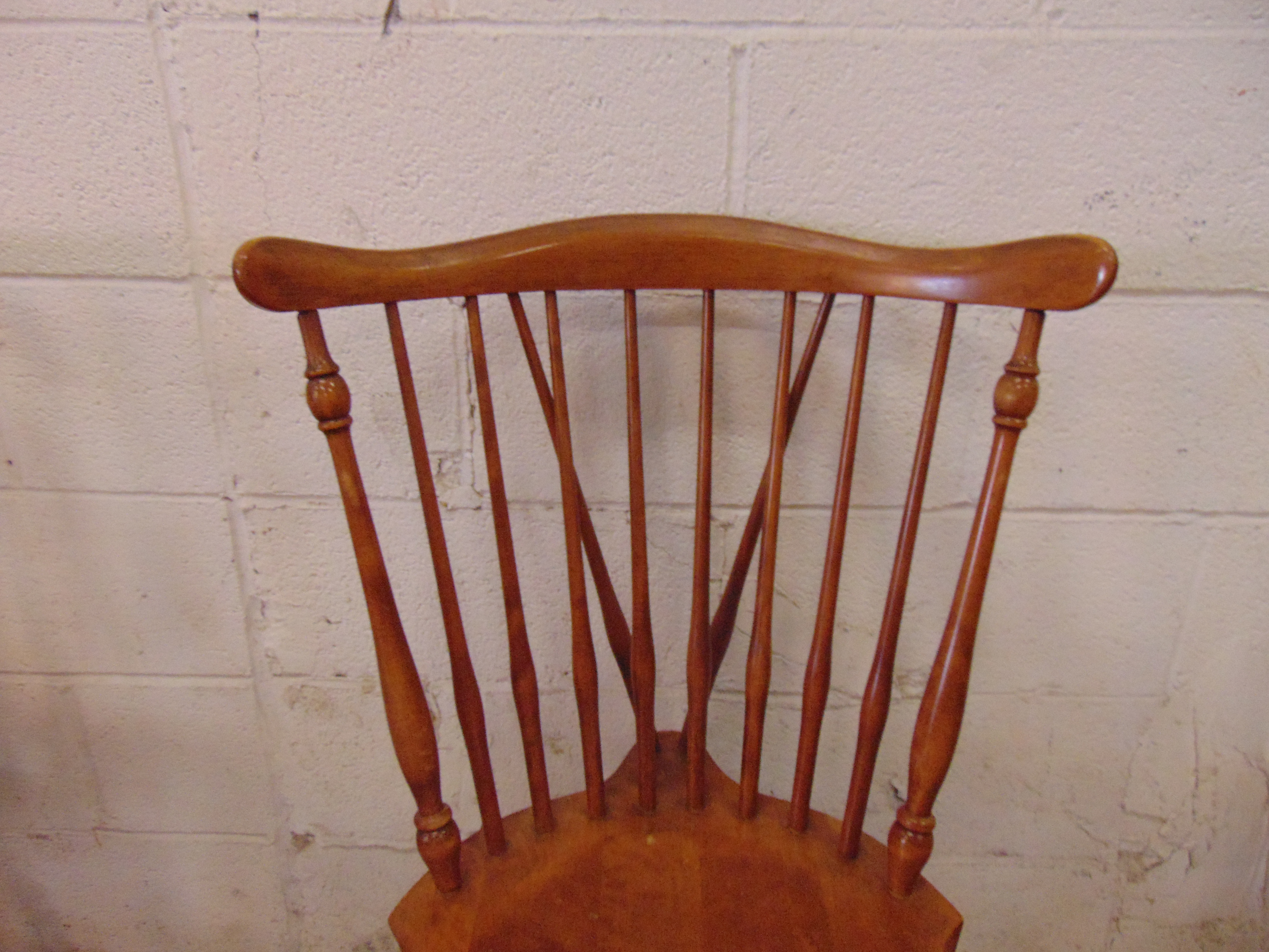 Six  Maple Windsor Side Chairs by Ethan Allen