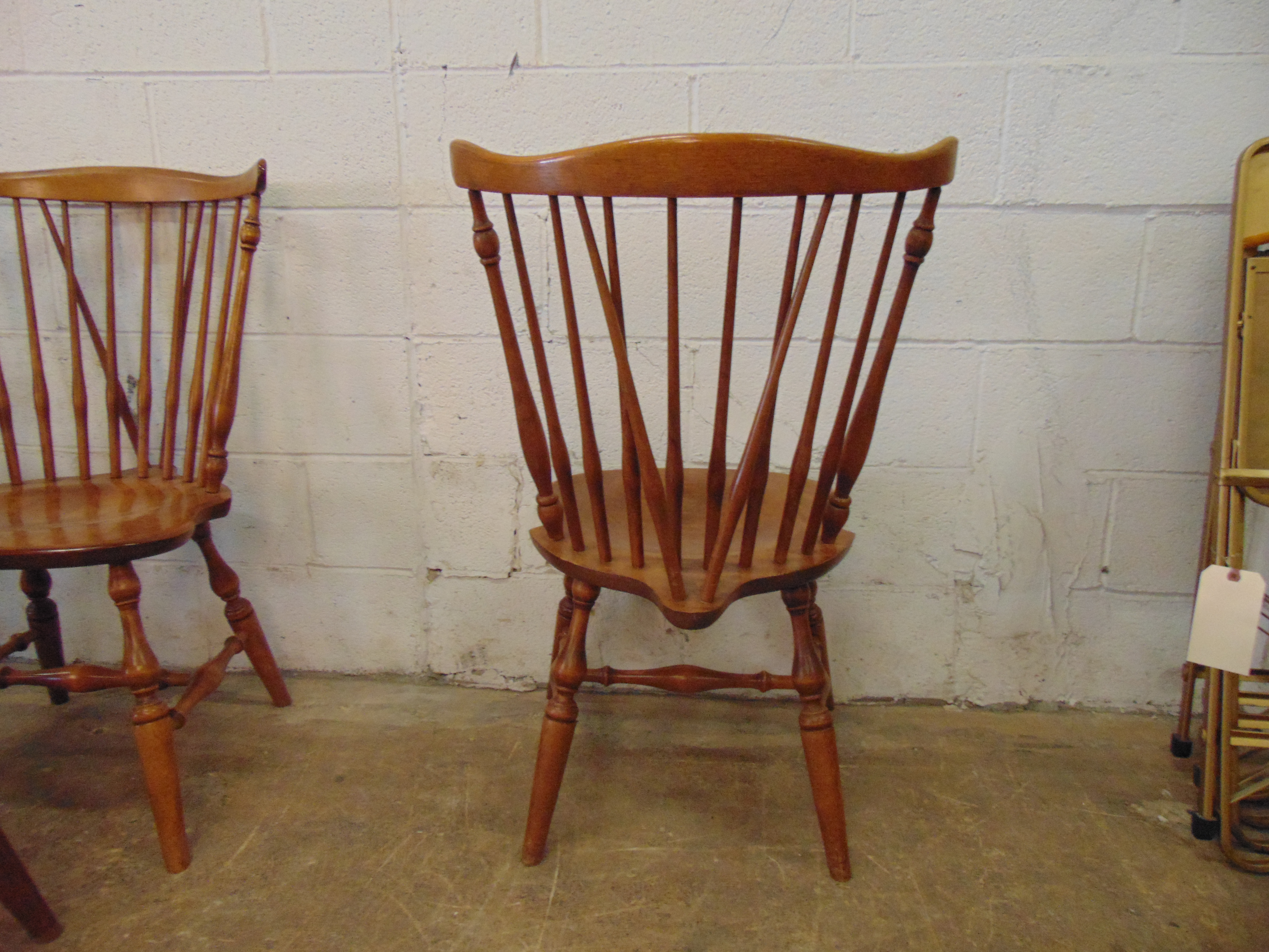 Six  Maple Windsor Side Chairs by Ethan Allen