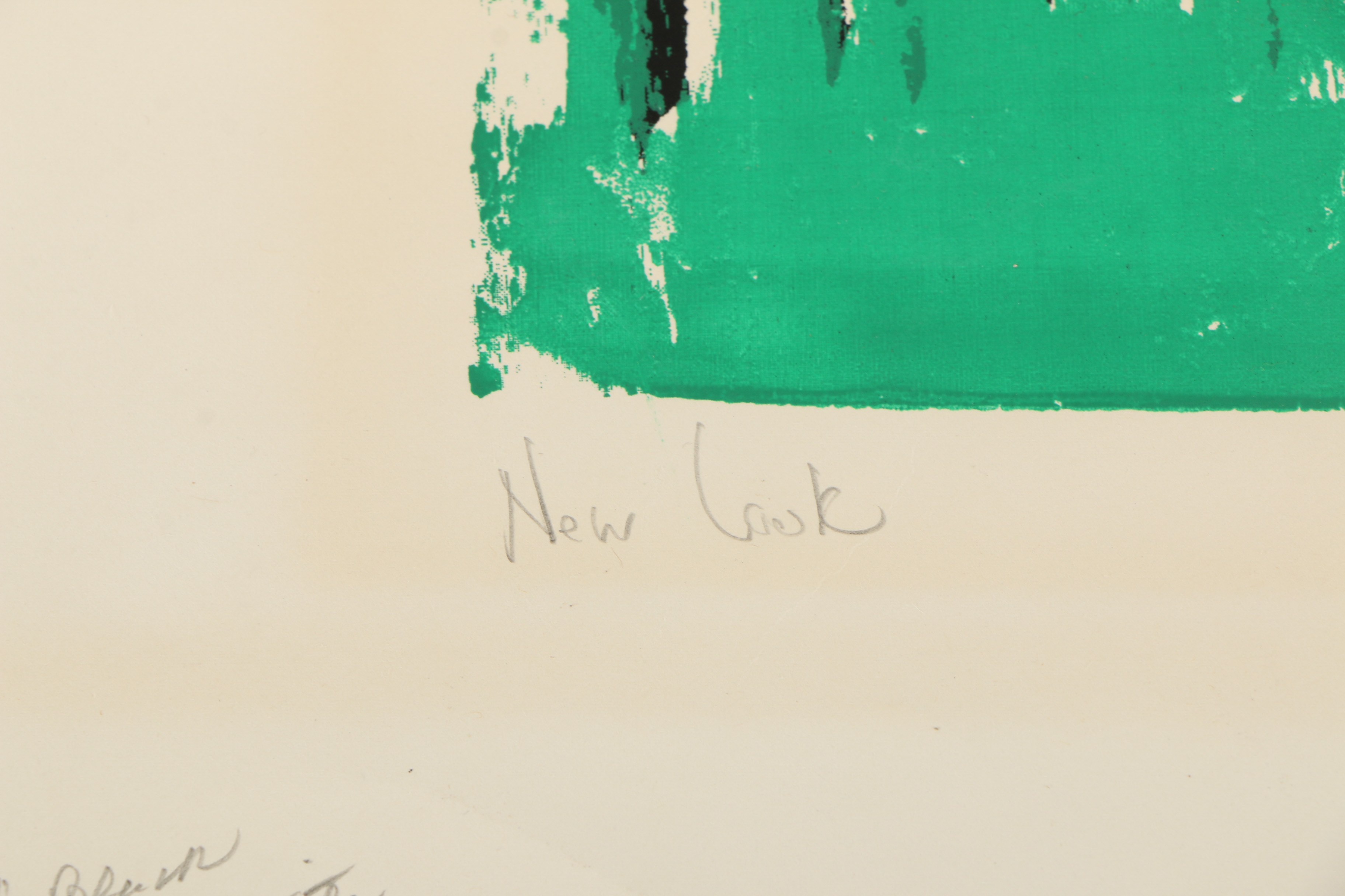 Late 20th Century Serigraph of Zebras in Field "New Look"