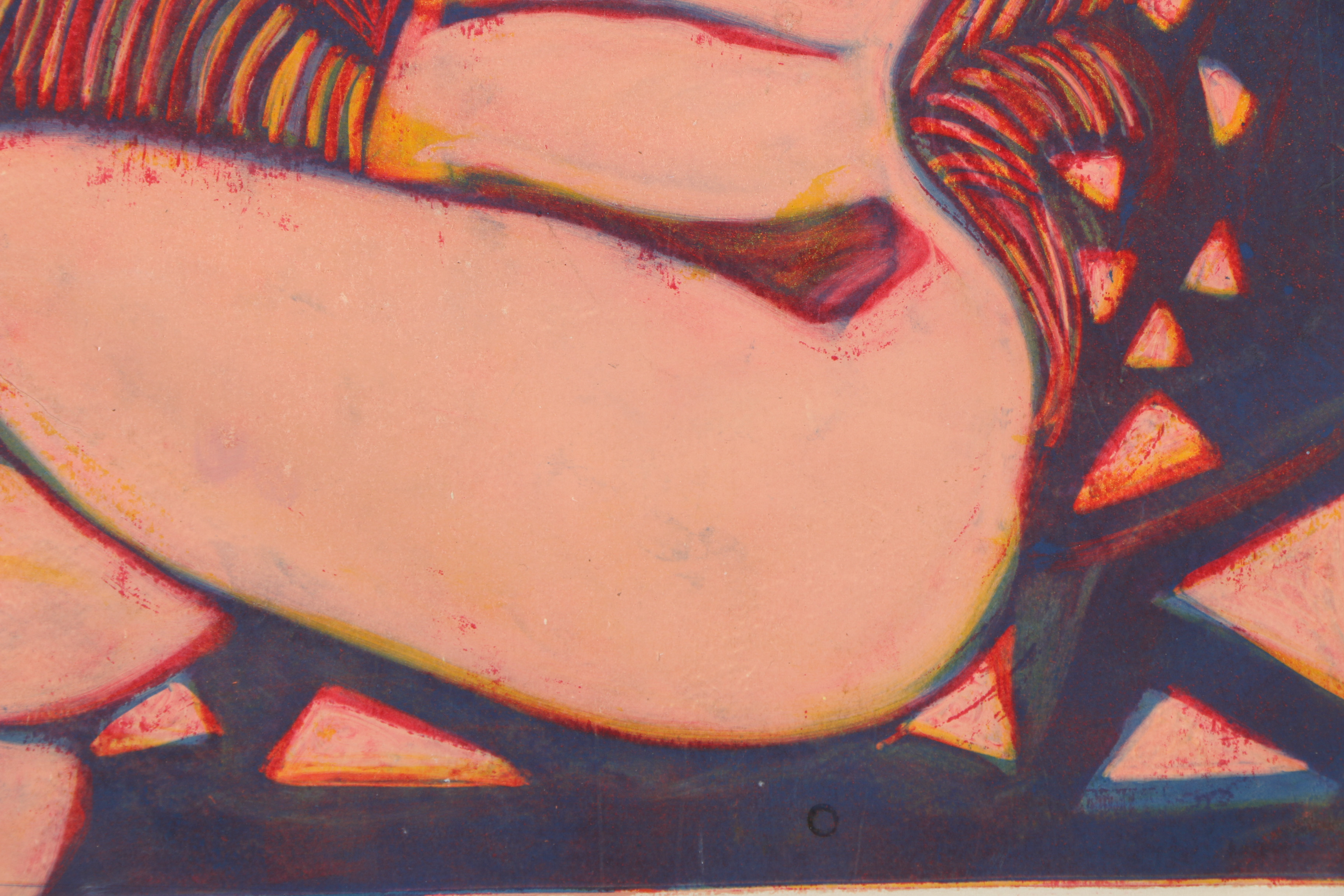 Intaglio Print of Nude Figure